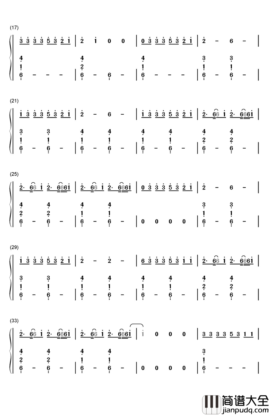 The_Hills钢琴简谱_数字双手_The_Weeknd