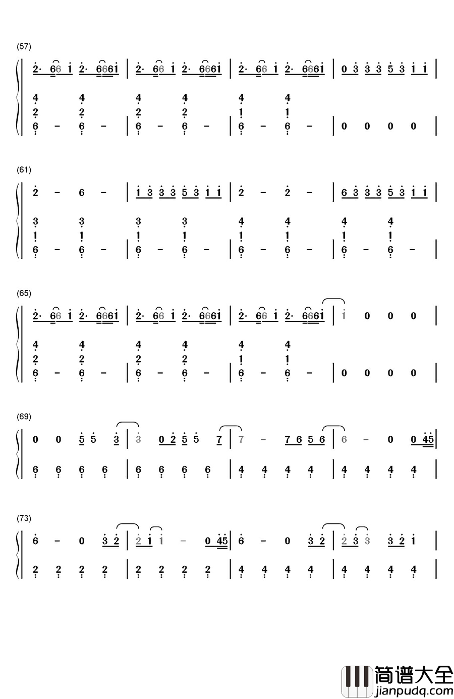 The_Hills钢琴简谱_数字双手_The_Weeknd