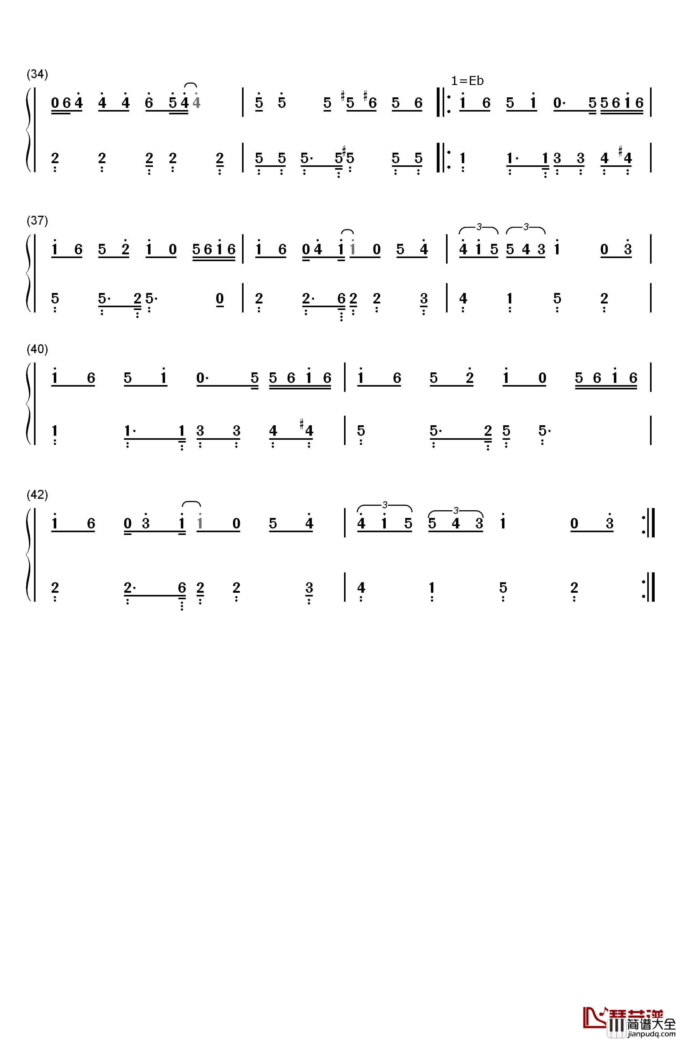 I_Try钢琴简谱_数字双手_Macy_Gray