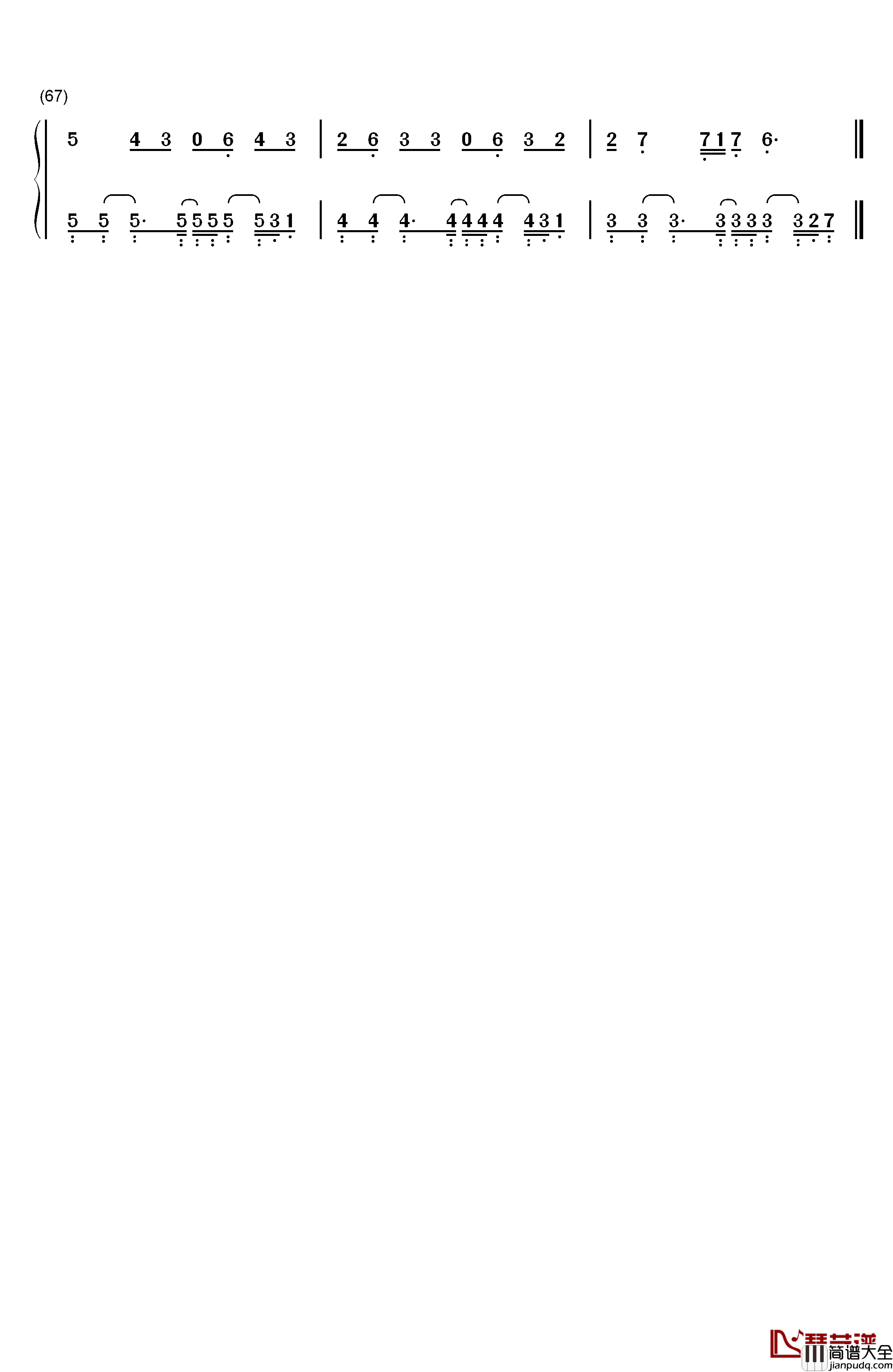 Heartless钢琴简谱_数字双手_Kanye_West