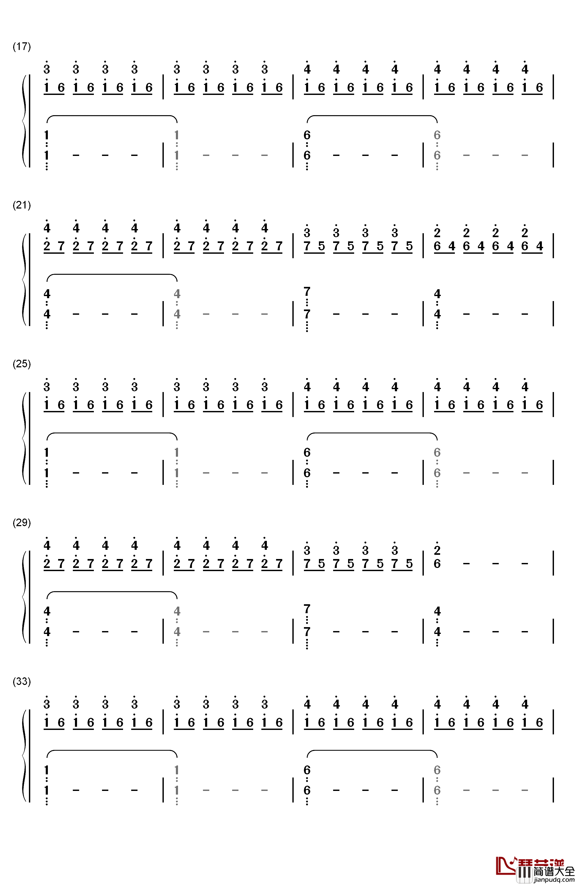 You_Ruin_Me钢琴简谱_数字双手_The_Veronicas