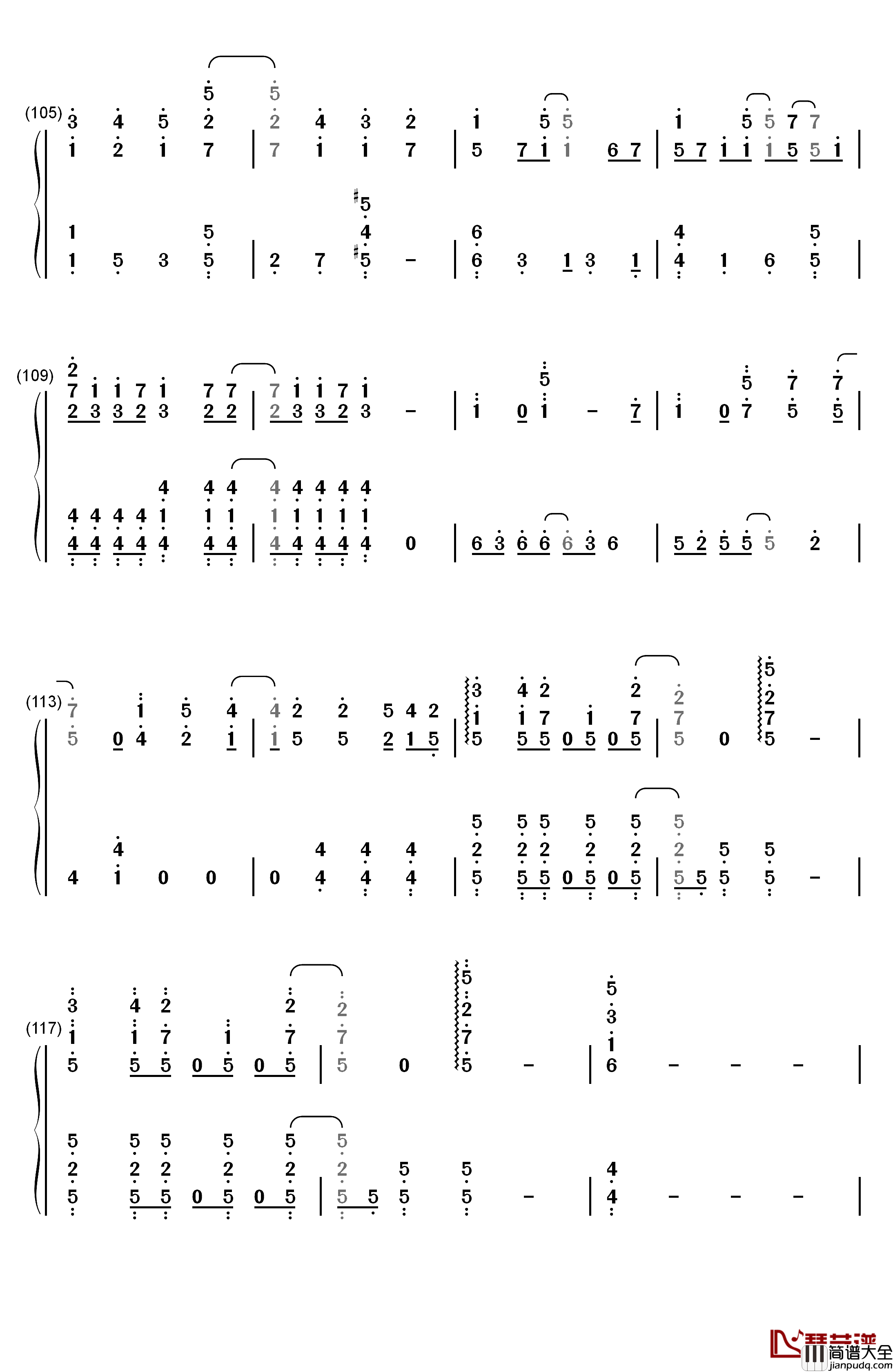 Evolution_Era钢琴简谱_数字双手_V.K克