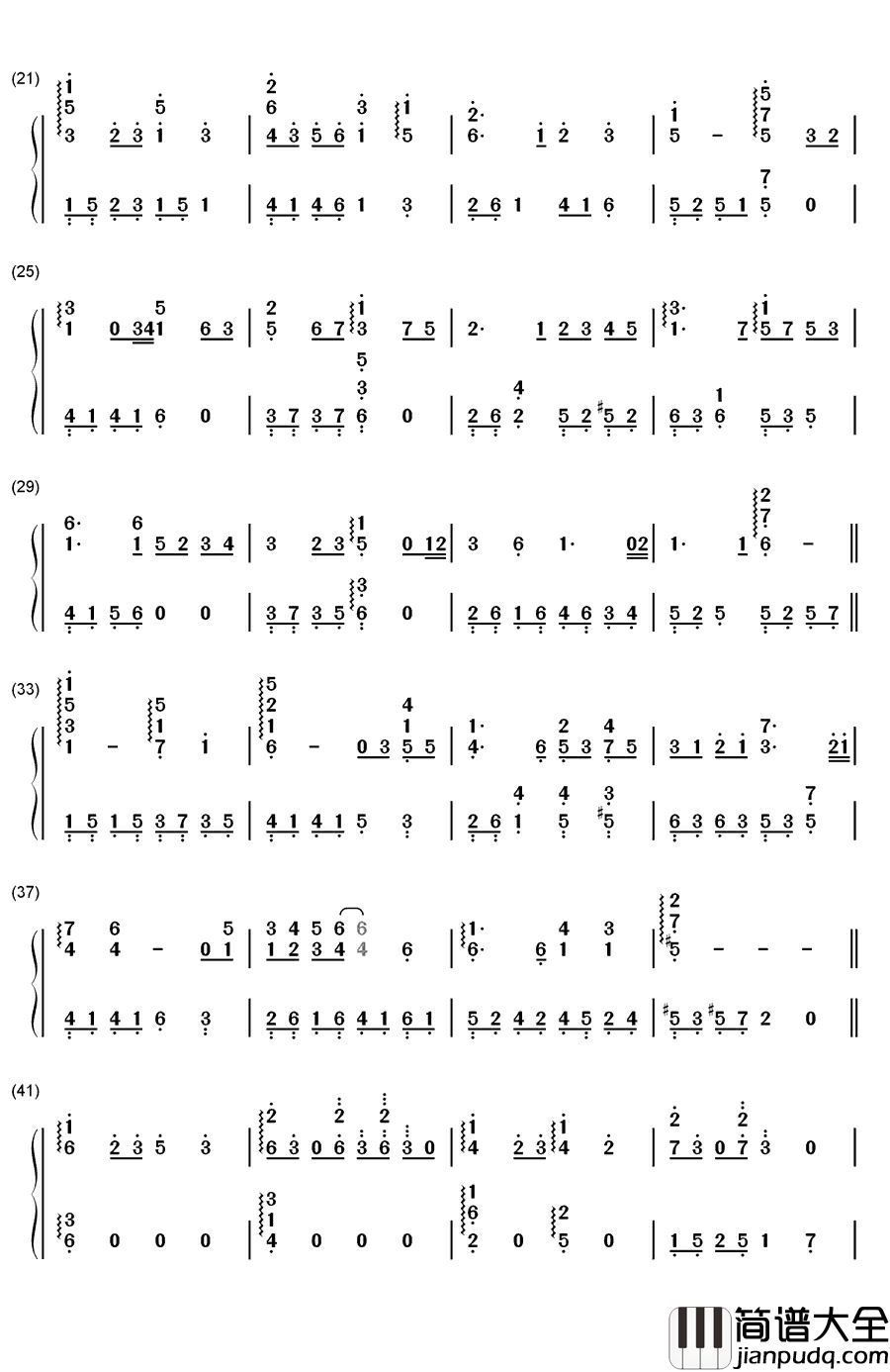 梦语り钢琴简谱_数字双手_折户伸治