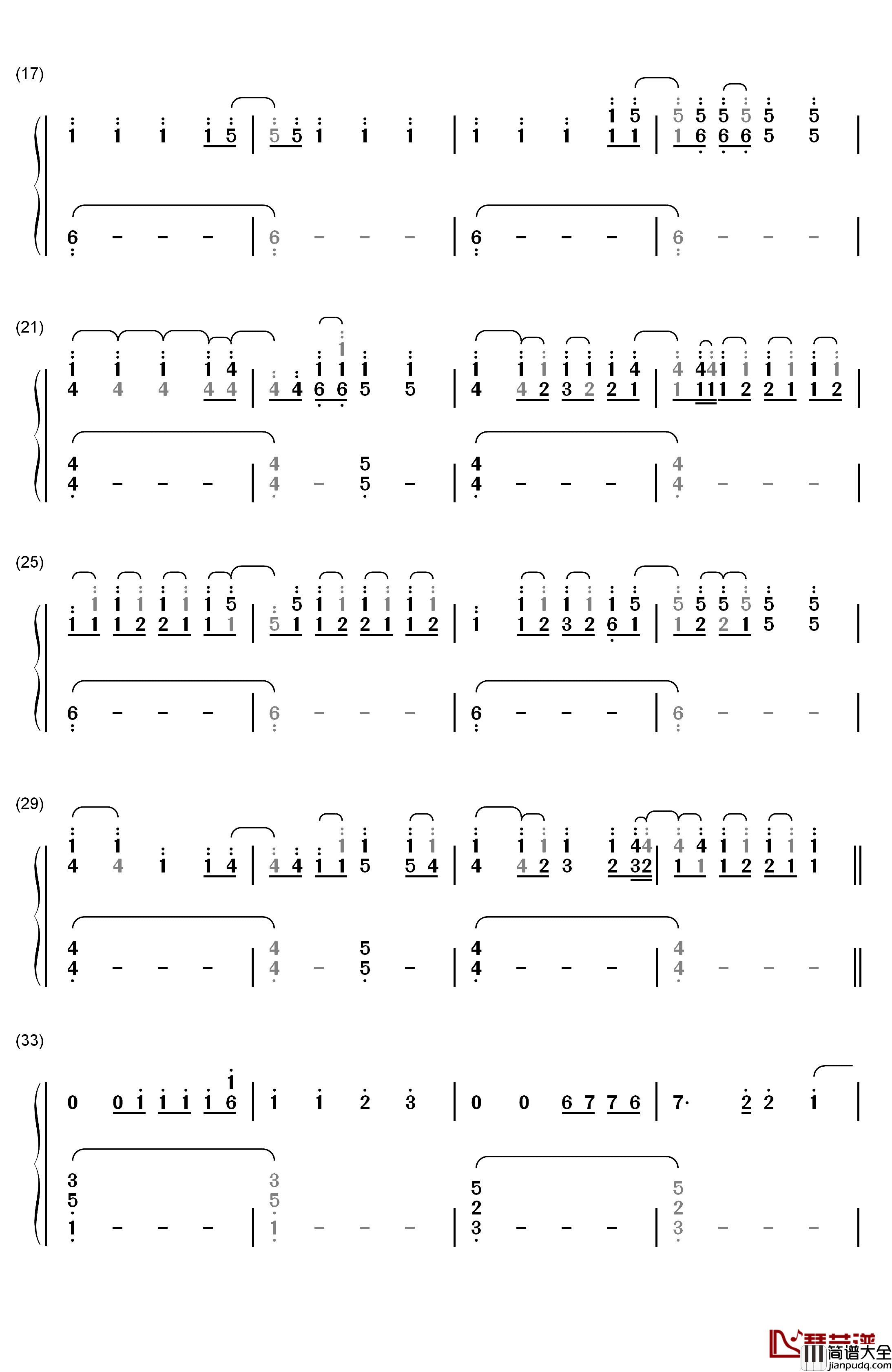 Take_Your_Time钢琴简谱_数字双手_Sam_Hunt