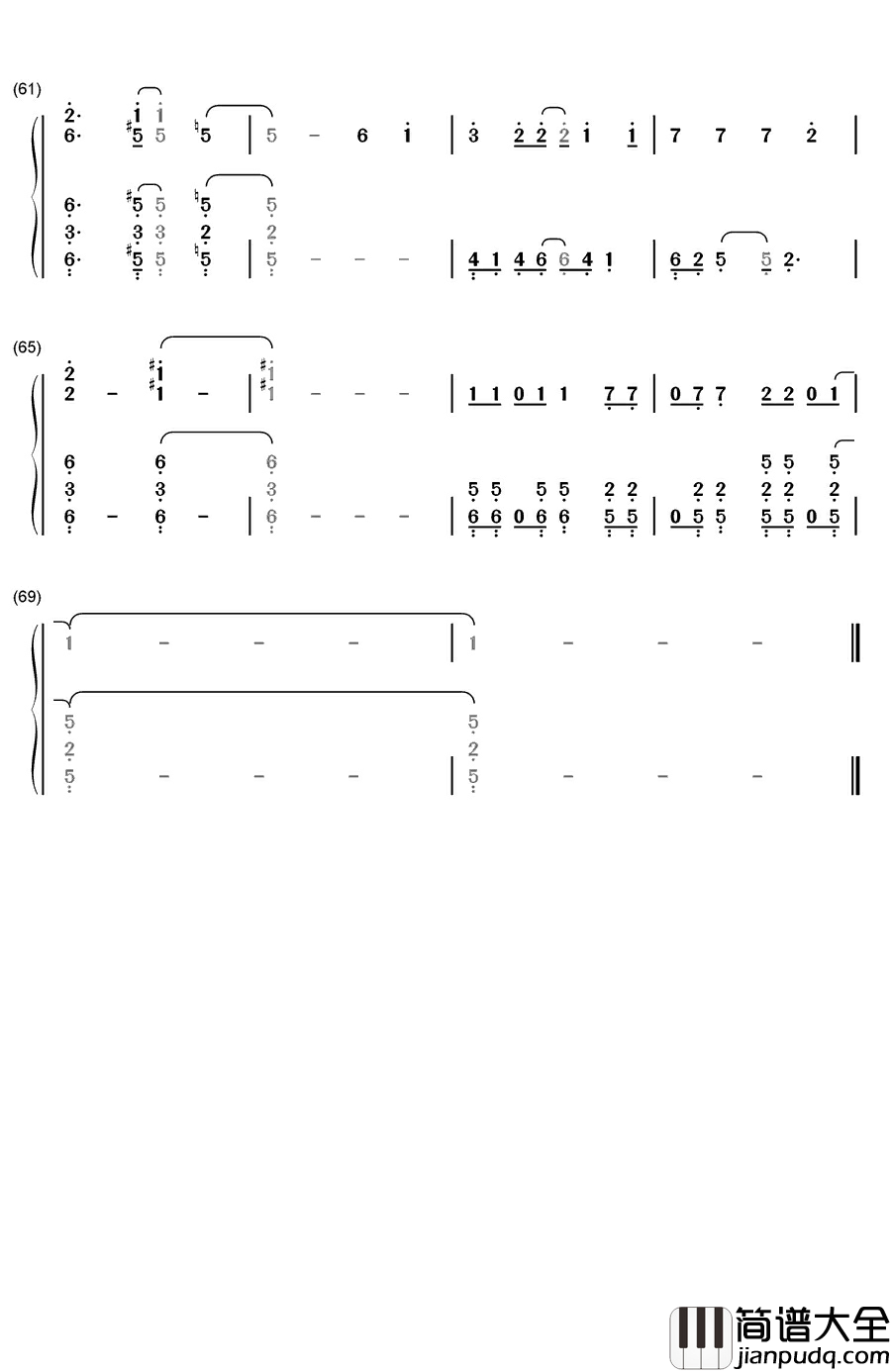 Challenge_the_GAME钢琴简谱_数字双手_REDMAN