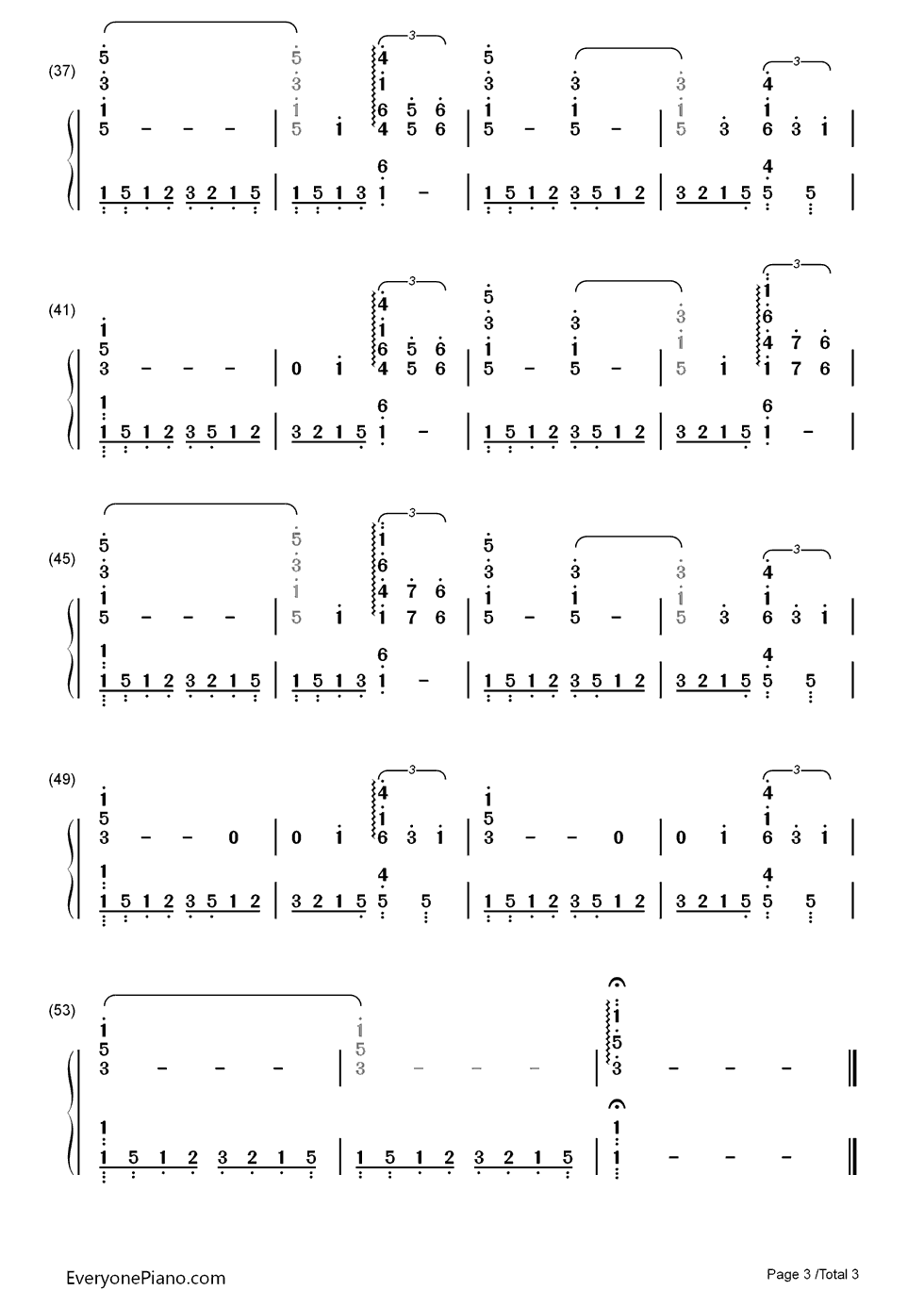 Chariots_of_Fire钢琴简谱_数字双手_Vangelis