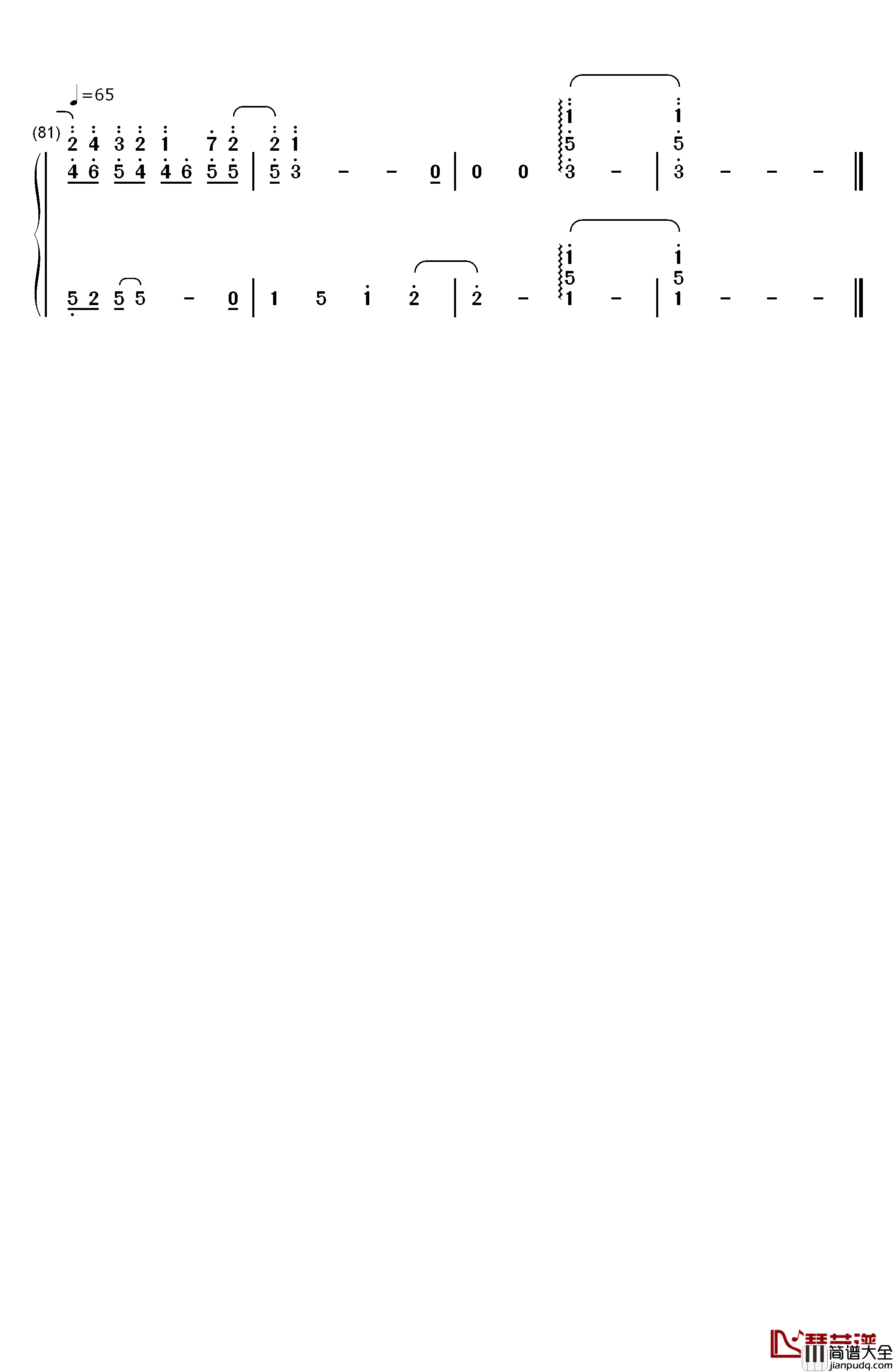 失落沙洲钢琴简谱_数字双手_徐佳莹LaLa