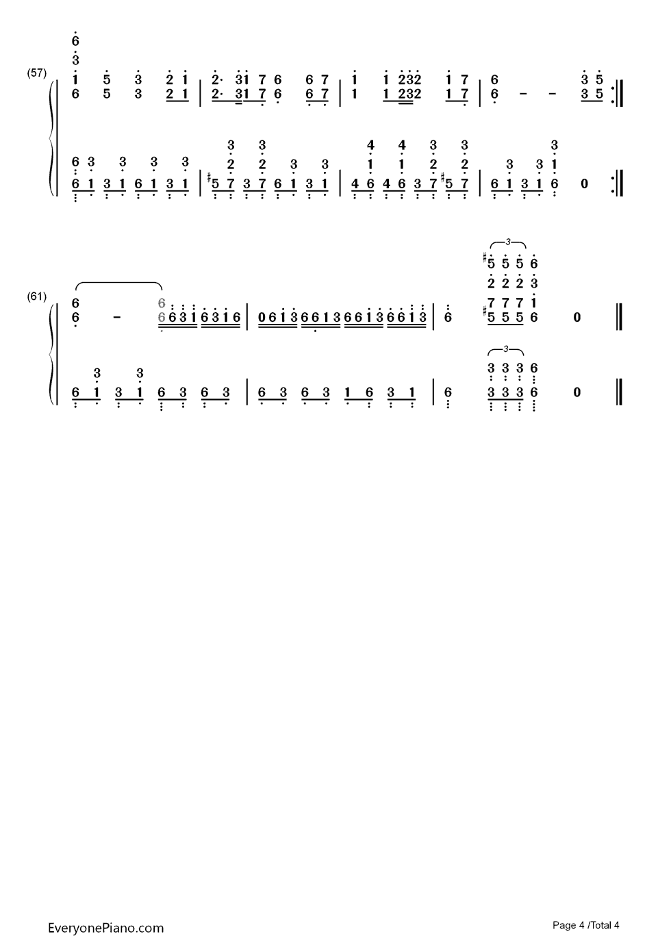 水手钢琴简谱_数字双手_郑智化