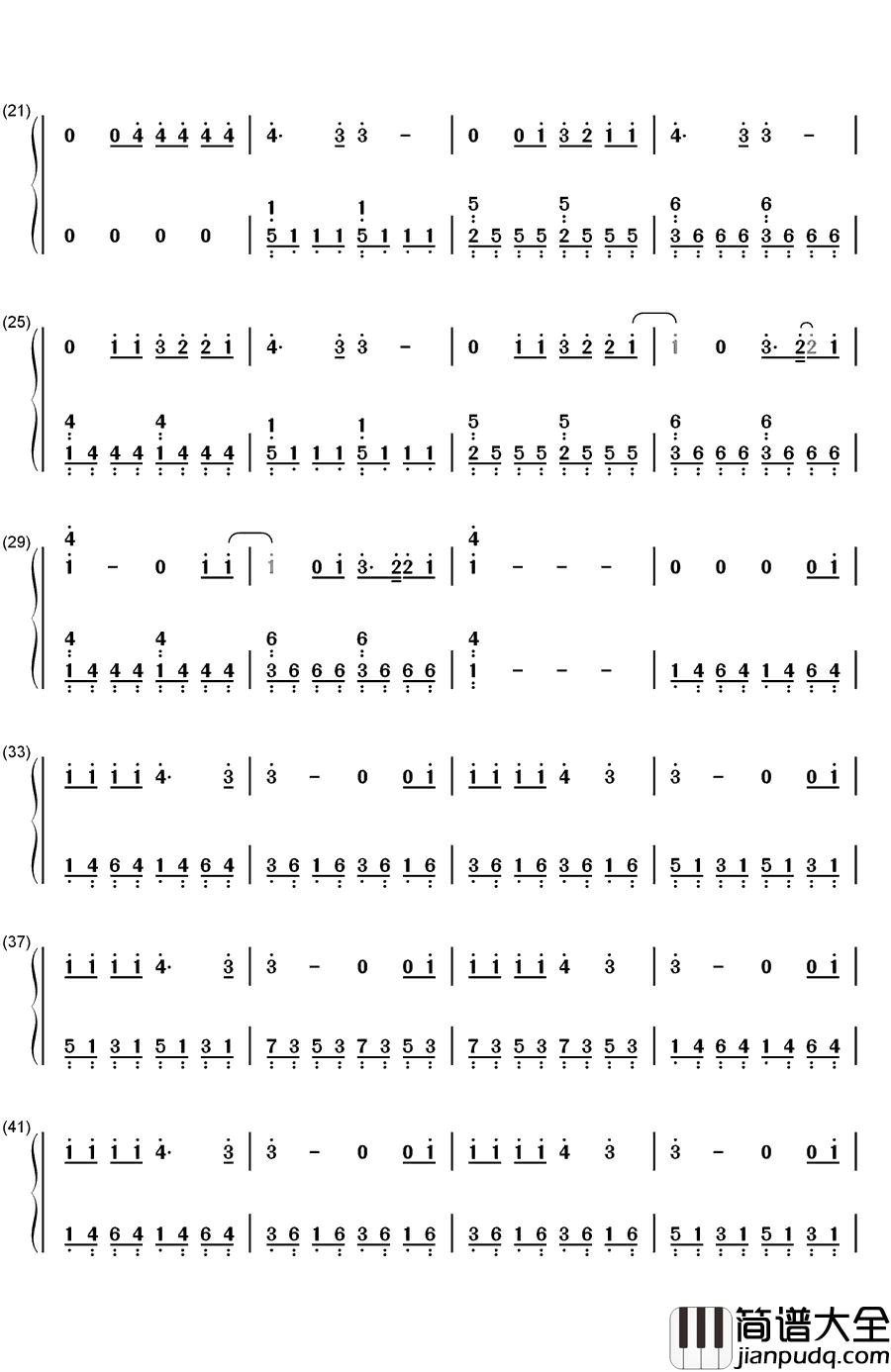 Wrecking_Ball钢琴简谱_数字双手_麦莉·赛勒斯__Miley_Cyrus