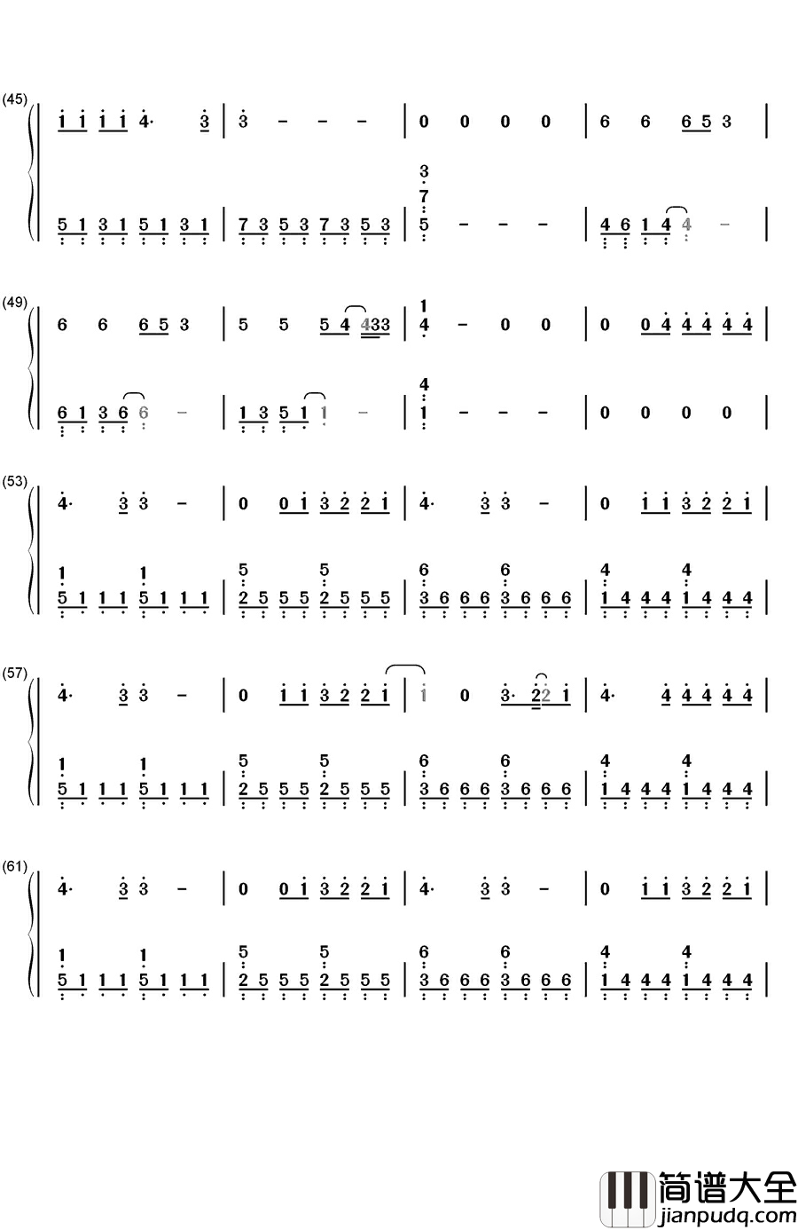 Wrecking_Ball钢琴简谱_数字双手_麦莉·赛勒斯__Miley_Cyrus