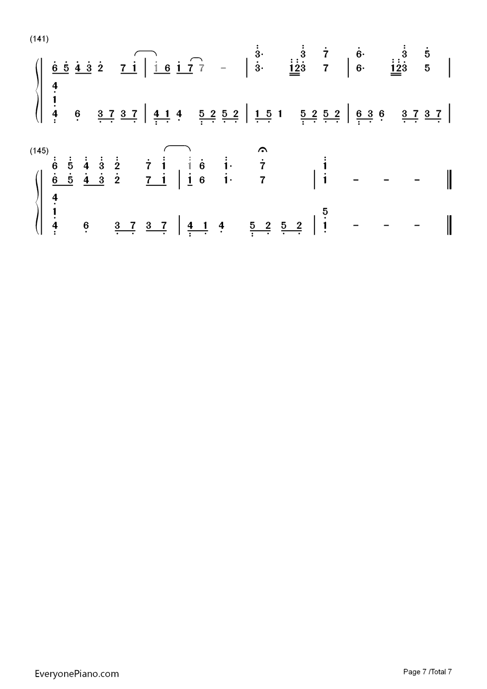 青春纪念册钢琴简谱_数字双手_可米小子