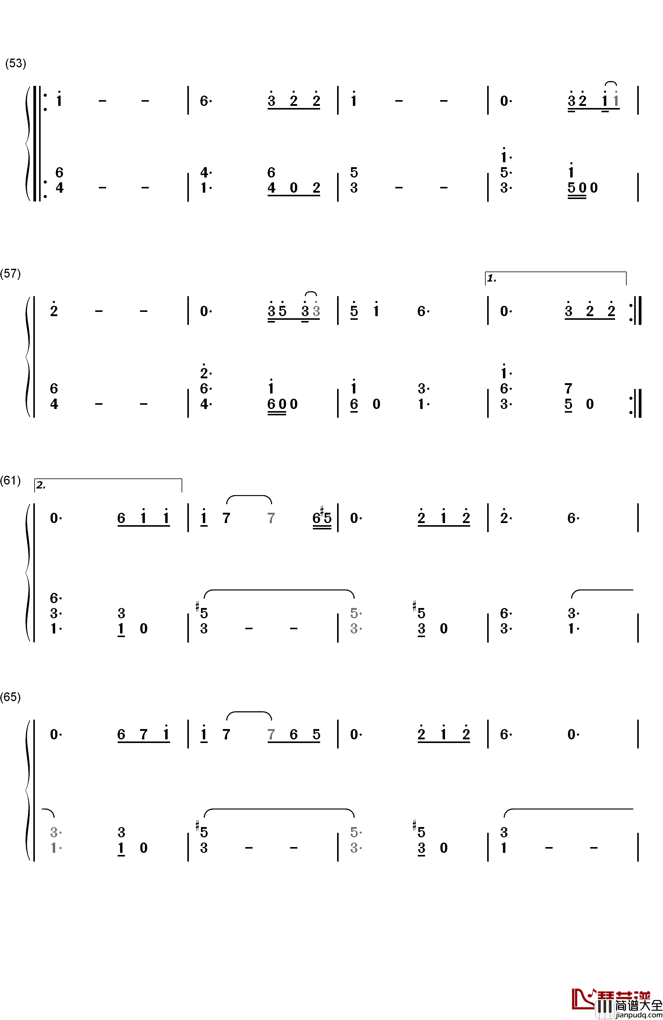 God_Knows_I_Tried钢琴简谱_数字双手_Lana_Del_Rey