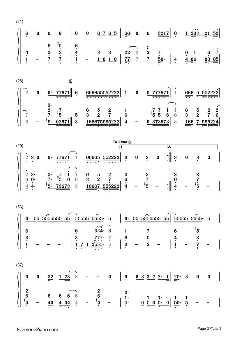 Music_to_Watch_Boys_To钢琴简谱_数字双手_Lana_Del_Rey