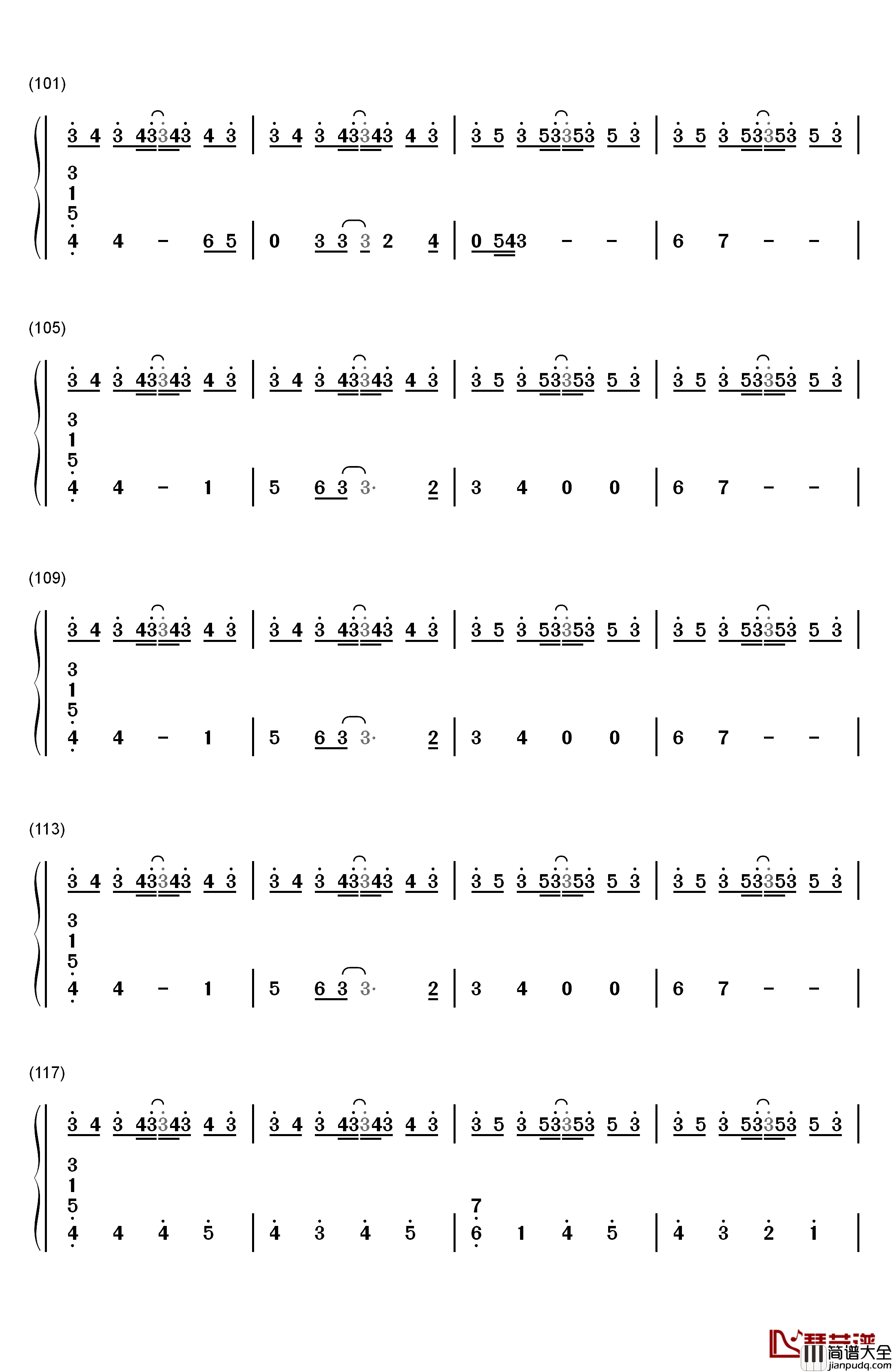 Von钢琴简谱_数字双手_菅野洋子