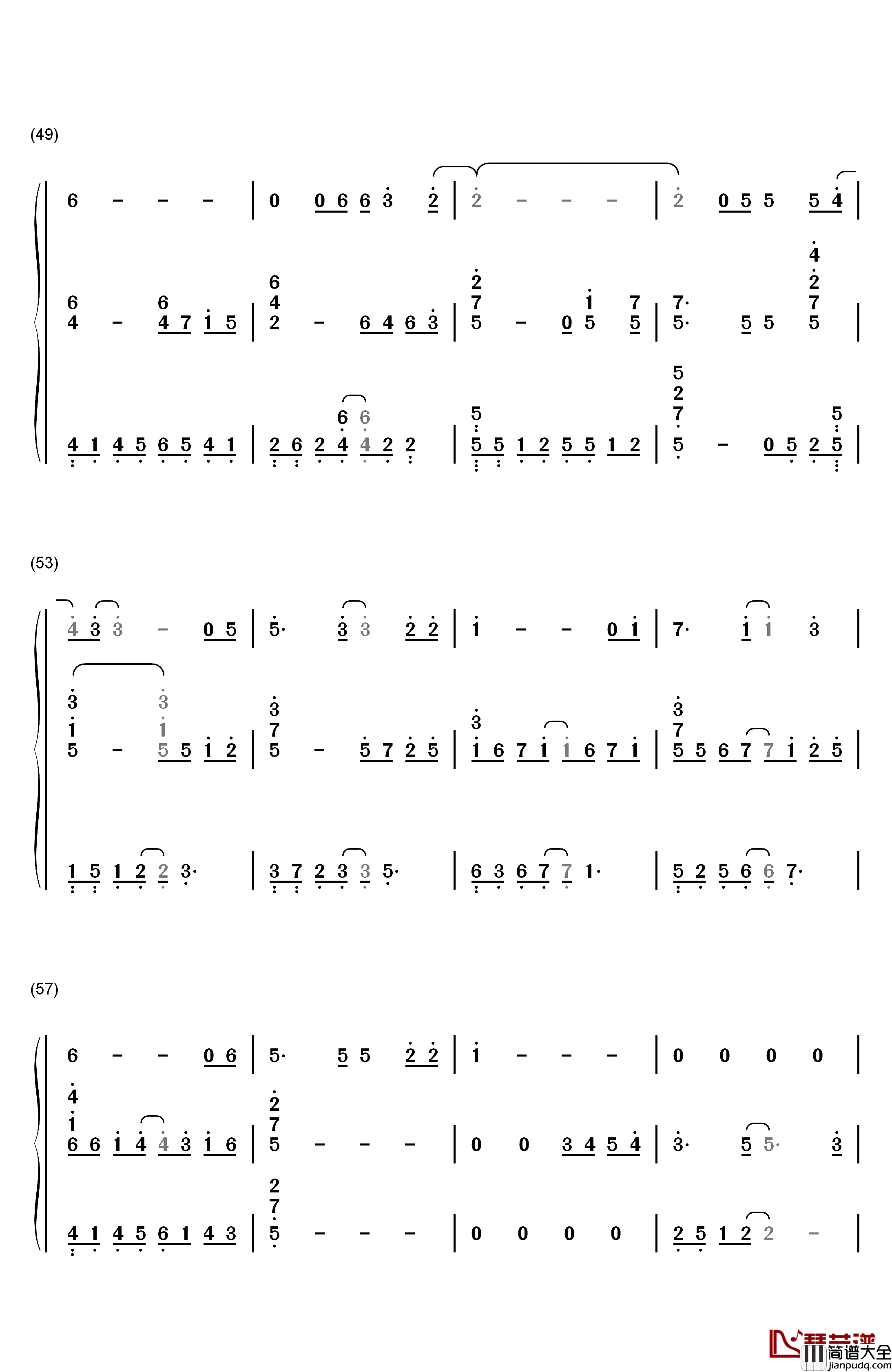 氧气钢琴简谱_数字双手_范晓萱