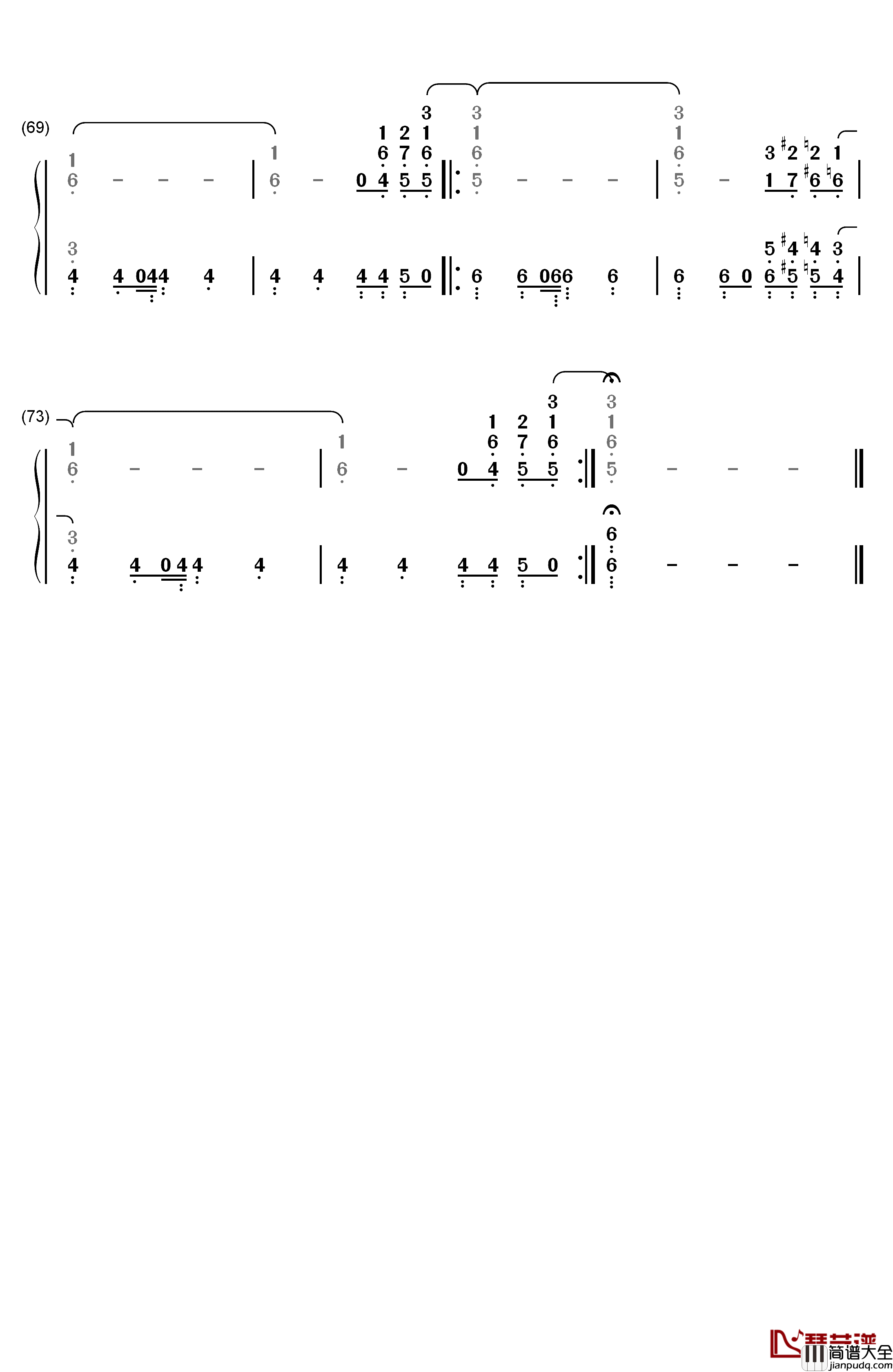Samsonite_Man钢琴简谱_数字双手_Alicia_Keys
