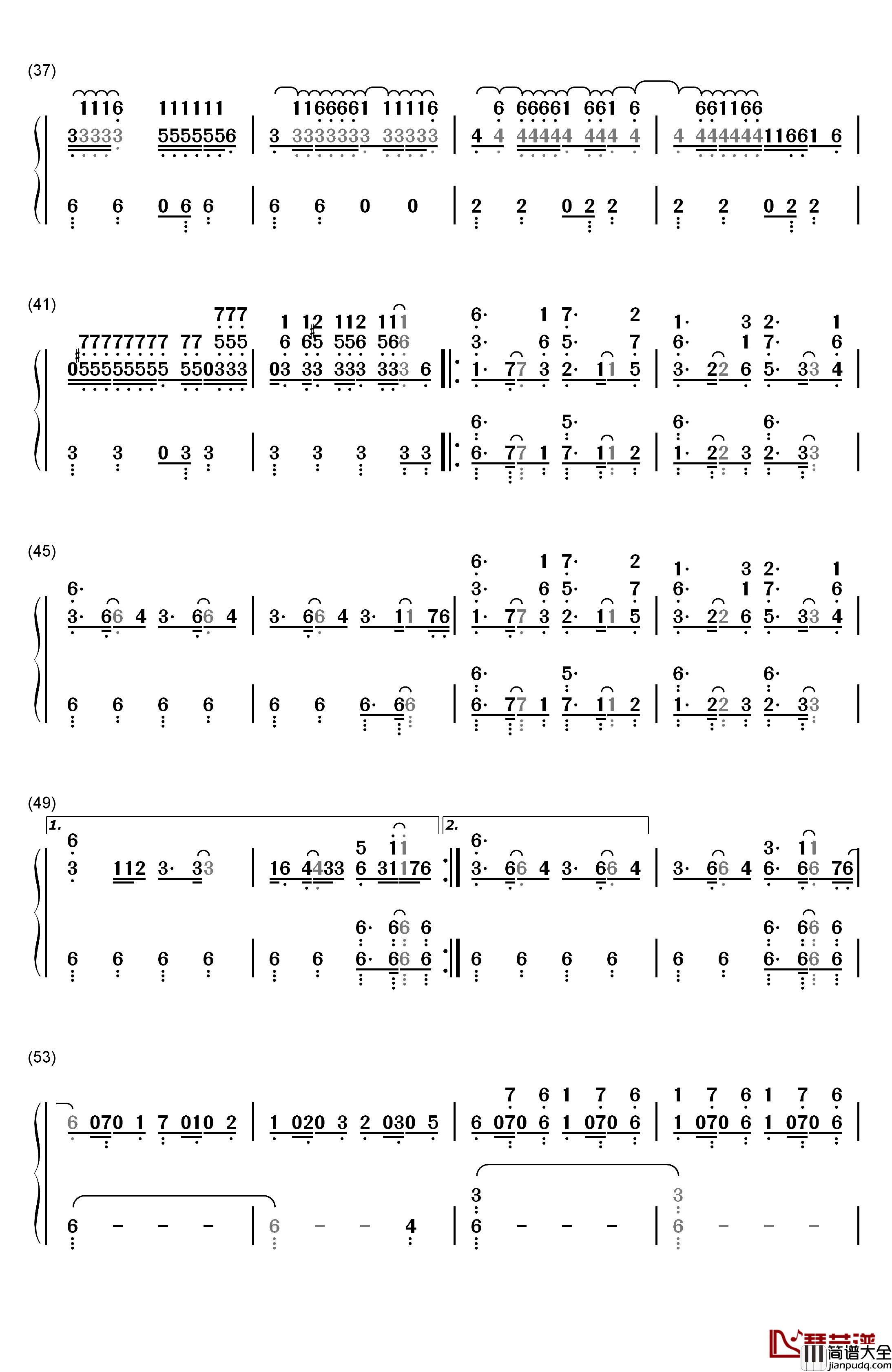 Karma钢琴简谱_数字双手_Alicia_Keys