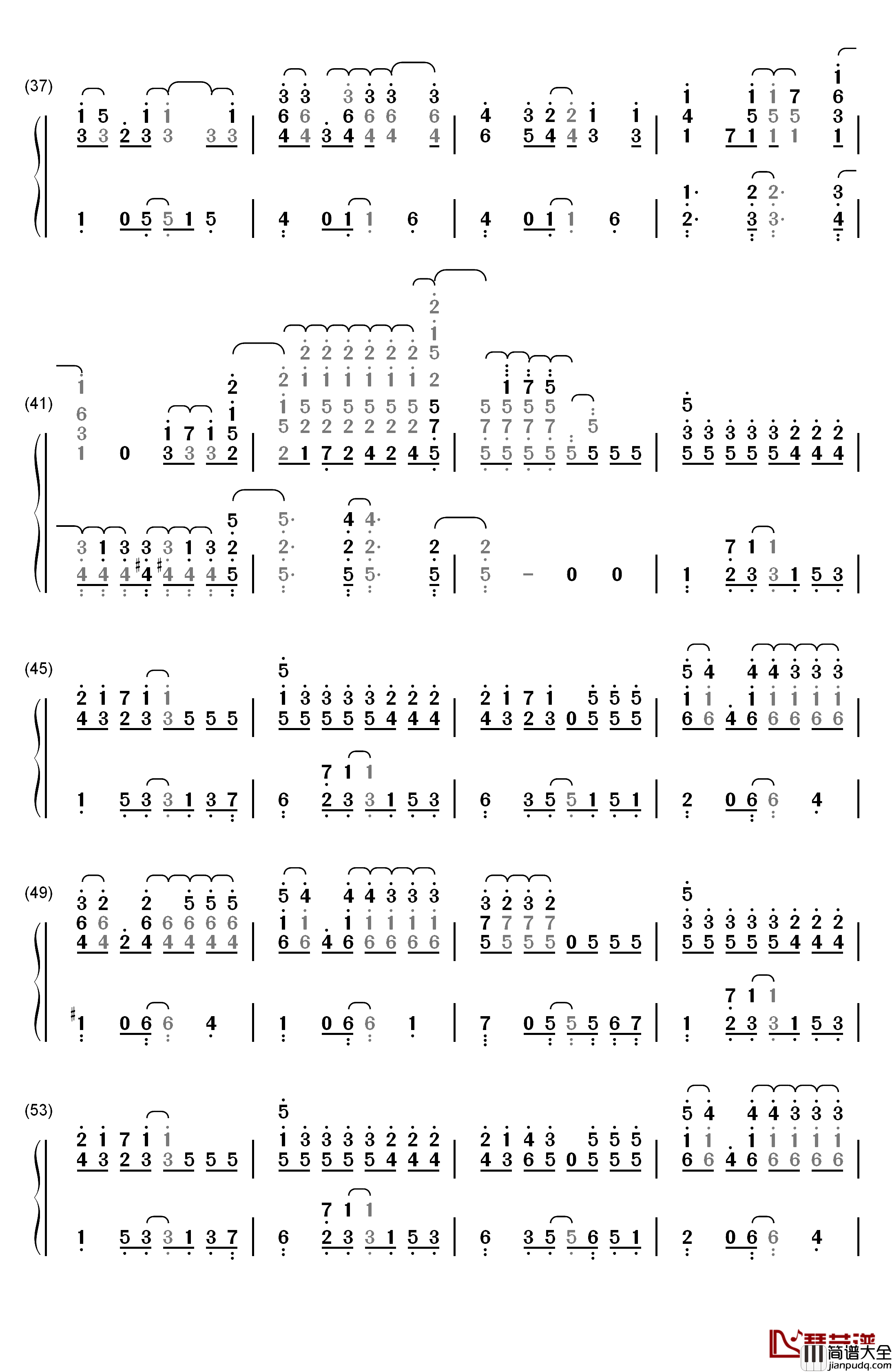 今、話したい誰かがいる钢琴简谱_数字双手_乃木坂46