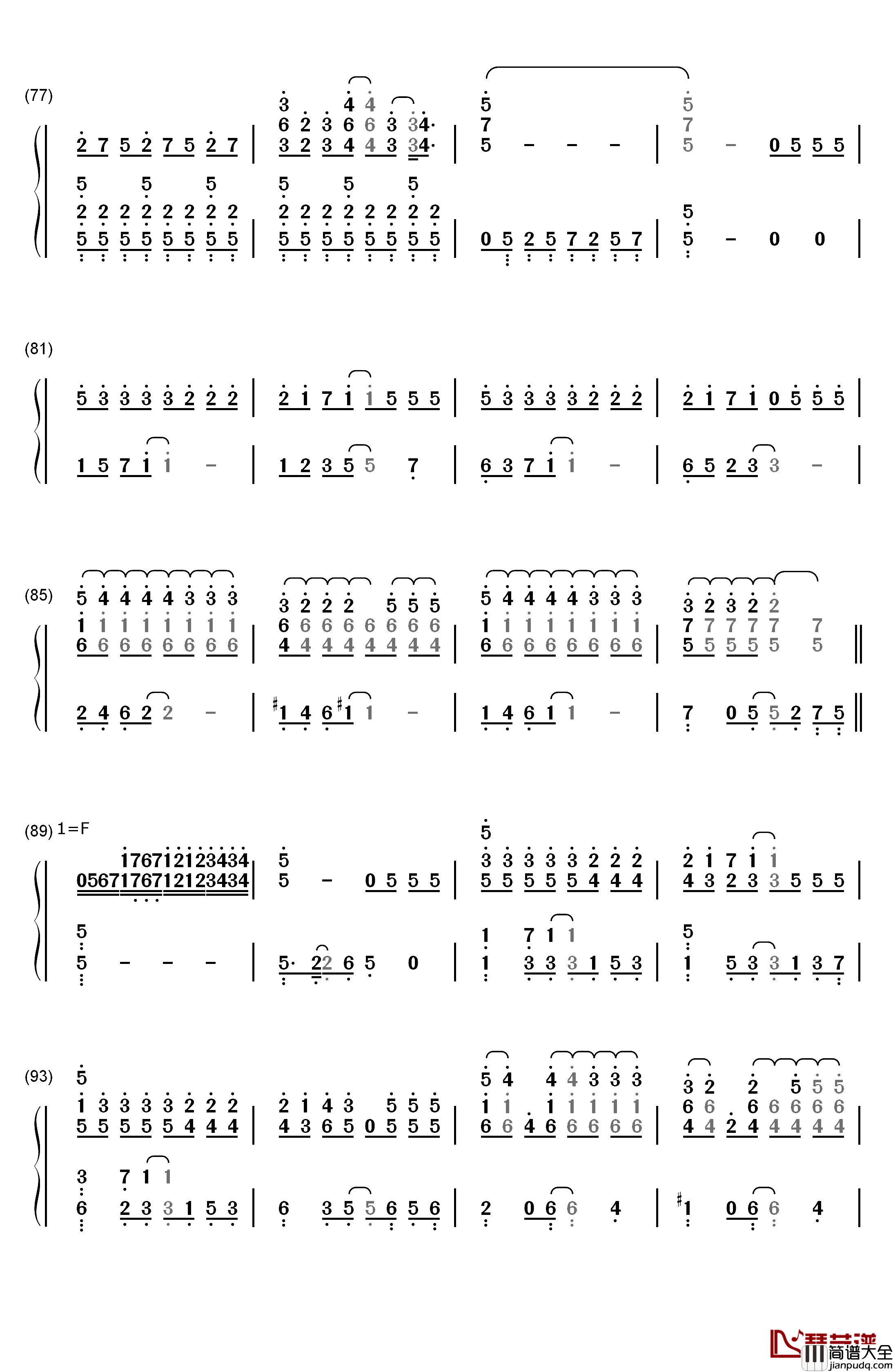 今、話したい誰かがいる钢琴简谱_数字双手_乃木坂46