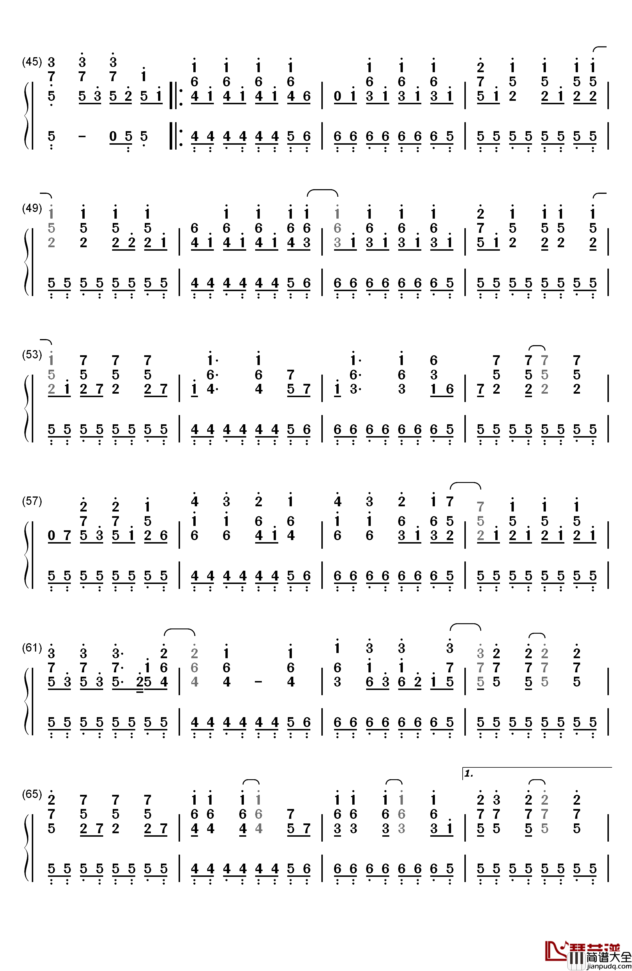 You_Love_Me钢琴简谱_数字双手_Kelly_Clarkson