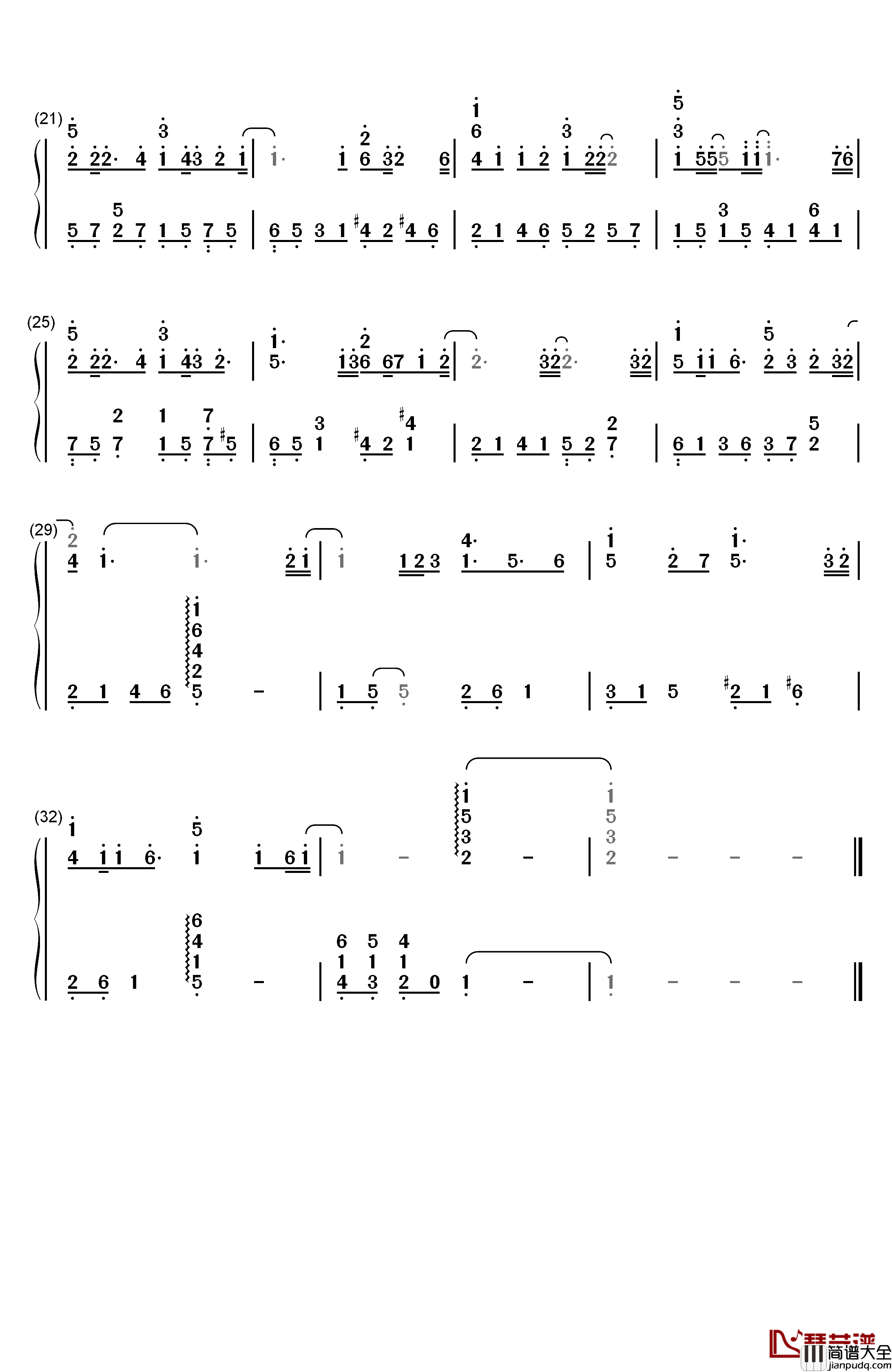 3_Primary_Colors钢琴简谱_数字双手_テイマーズ