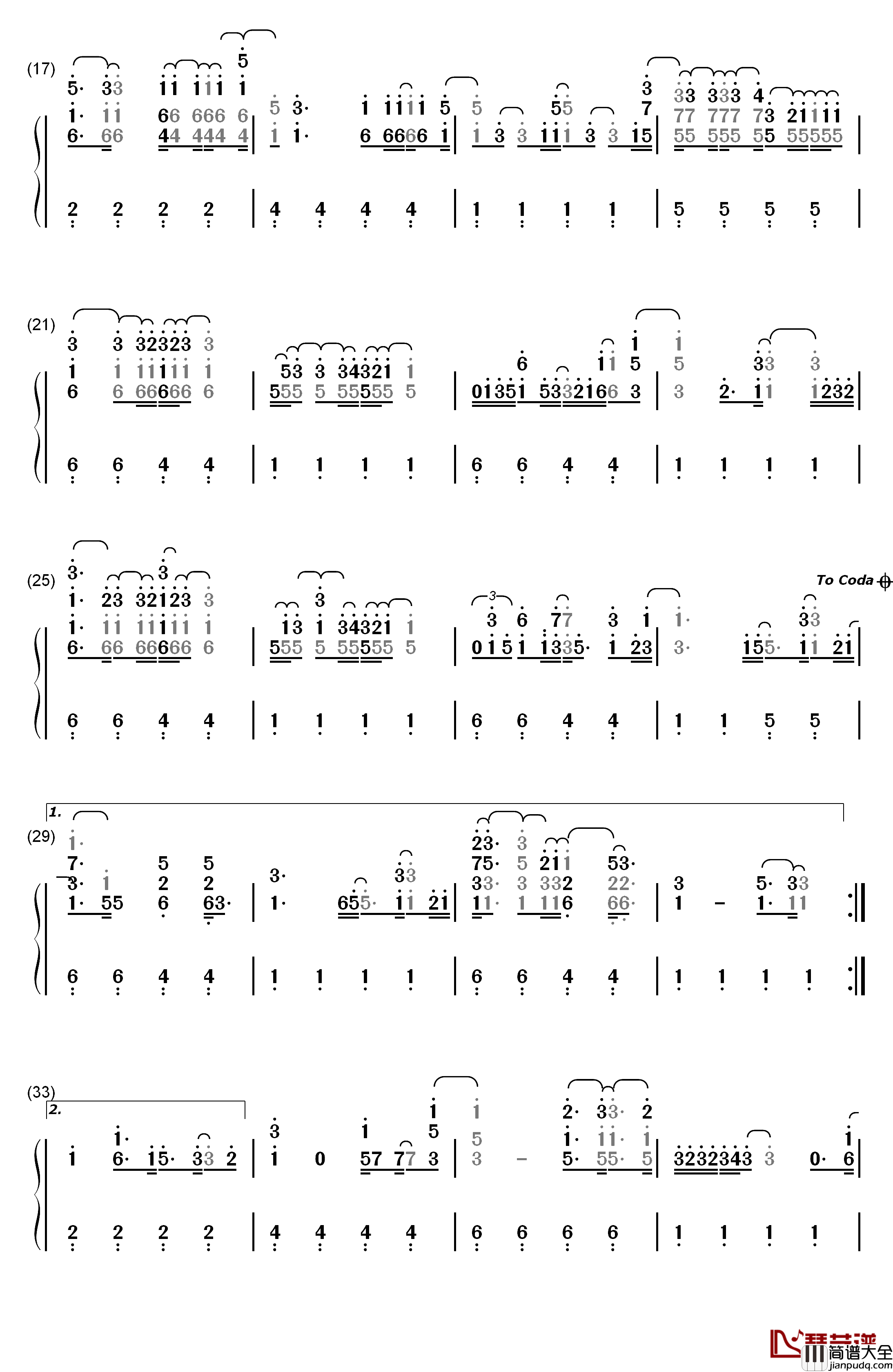 The_A_Team钢琴简谱_数字双手_Ed_Sheeran