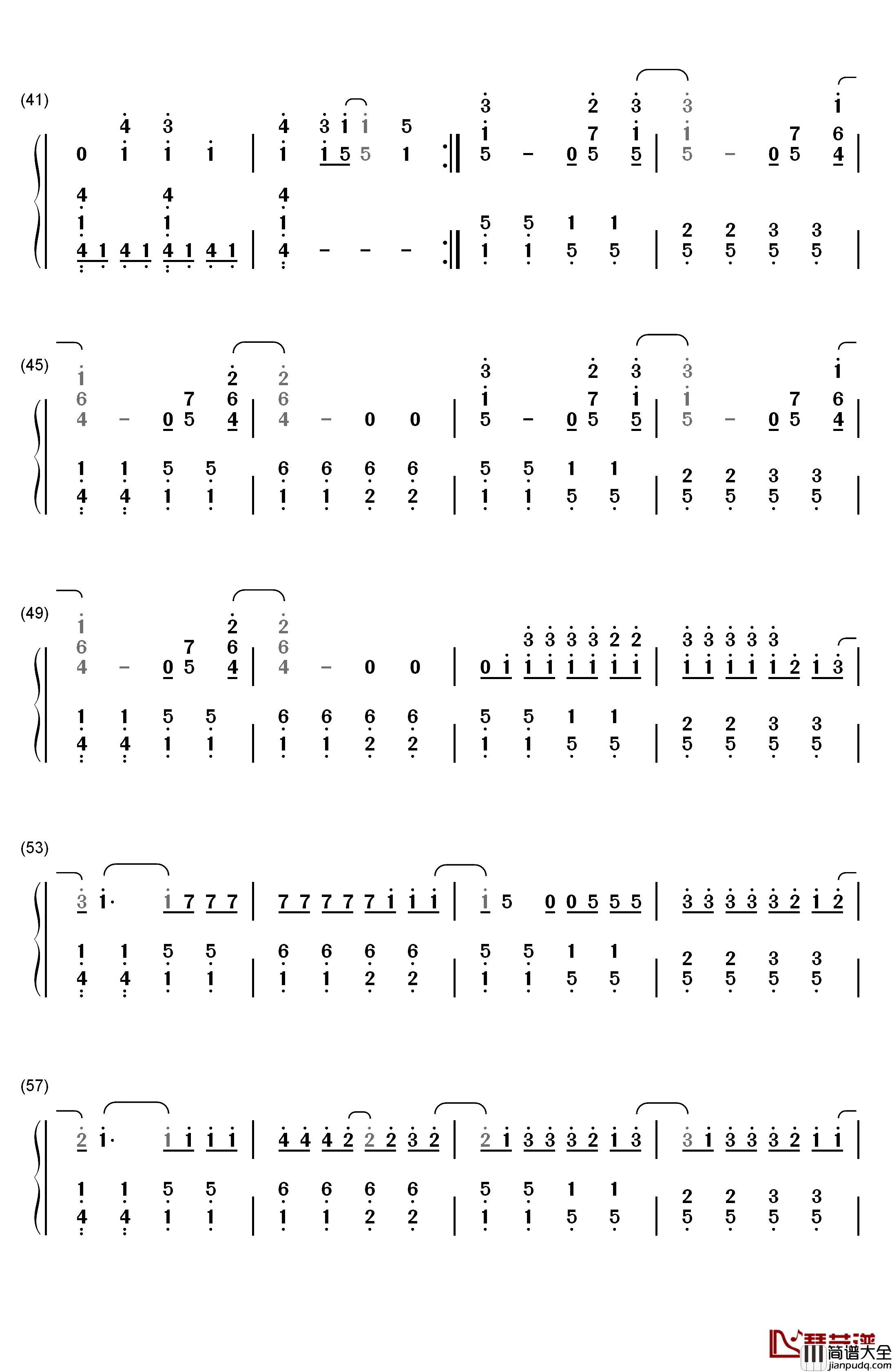 Bored_to_Death钢琴简谱_数字双手_Blink_182
