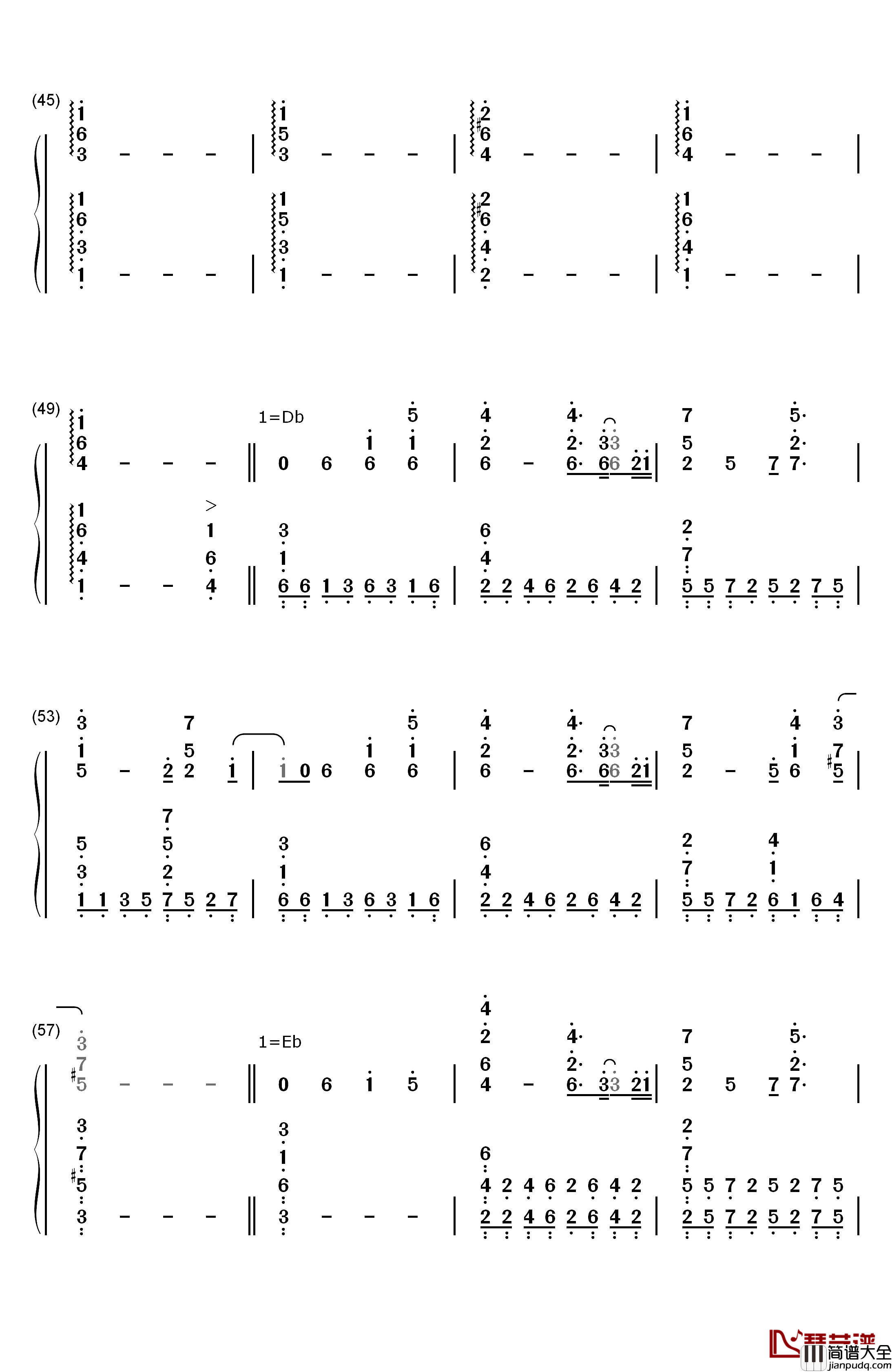 Color_Of_Your_Life钢琴简谱_数字双手_Michal_Szpak