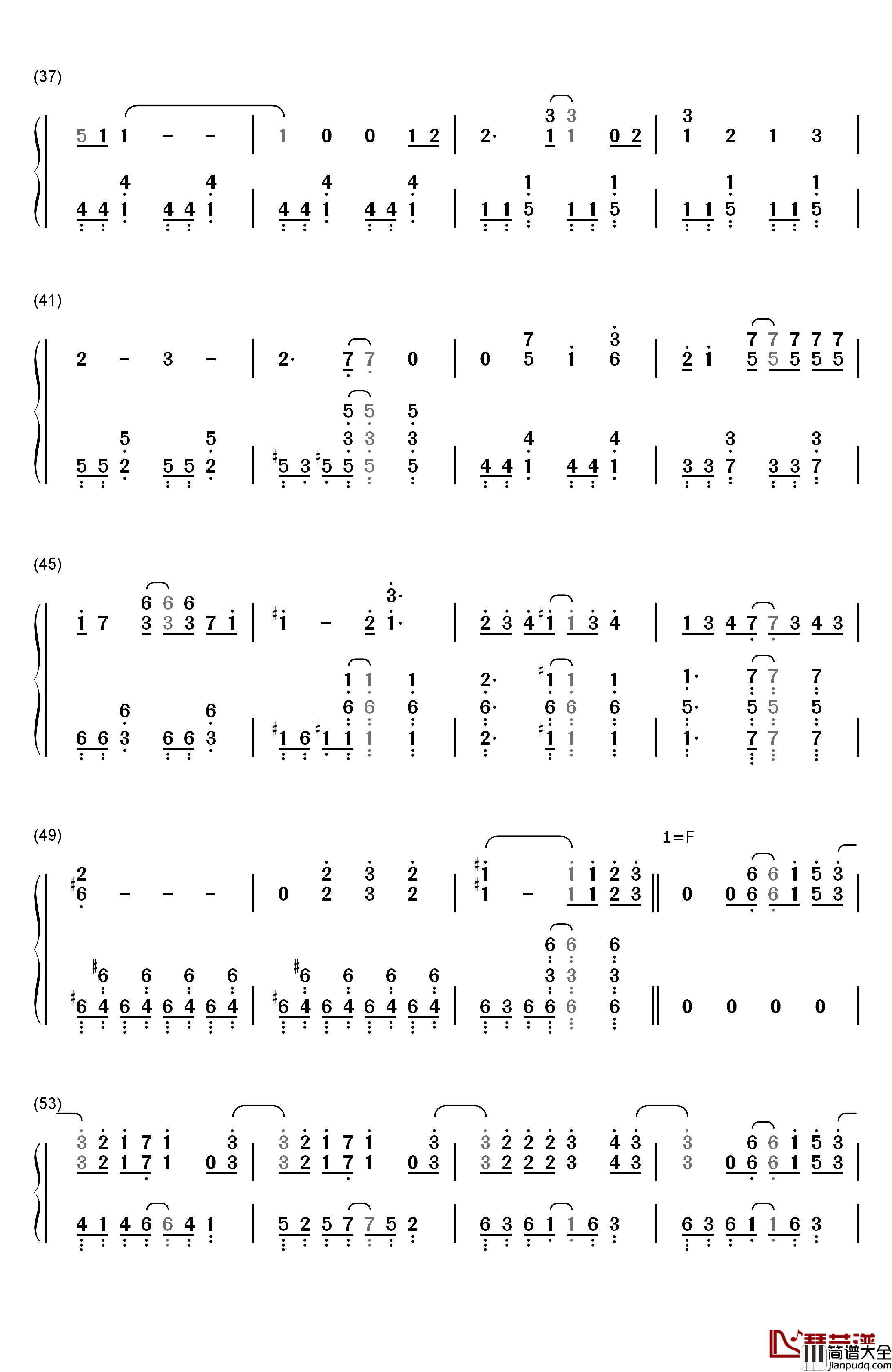 Bloodred钢琴简谱_数字双手_D_Selections
