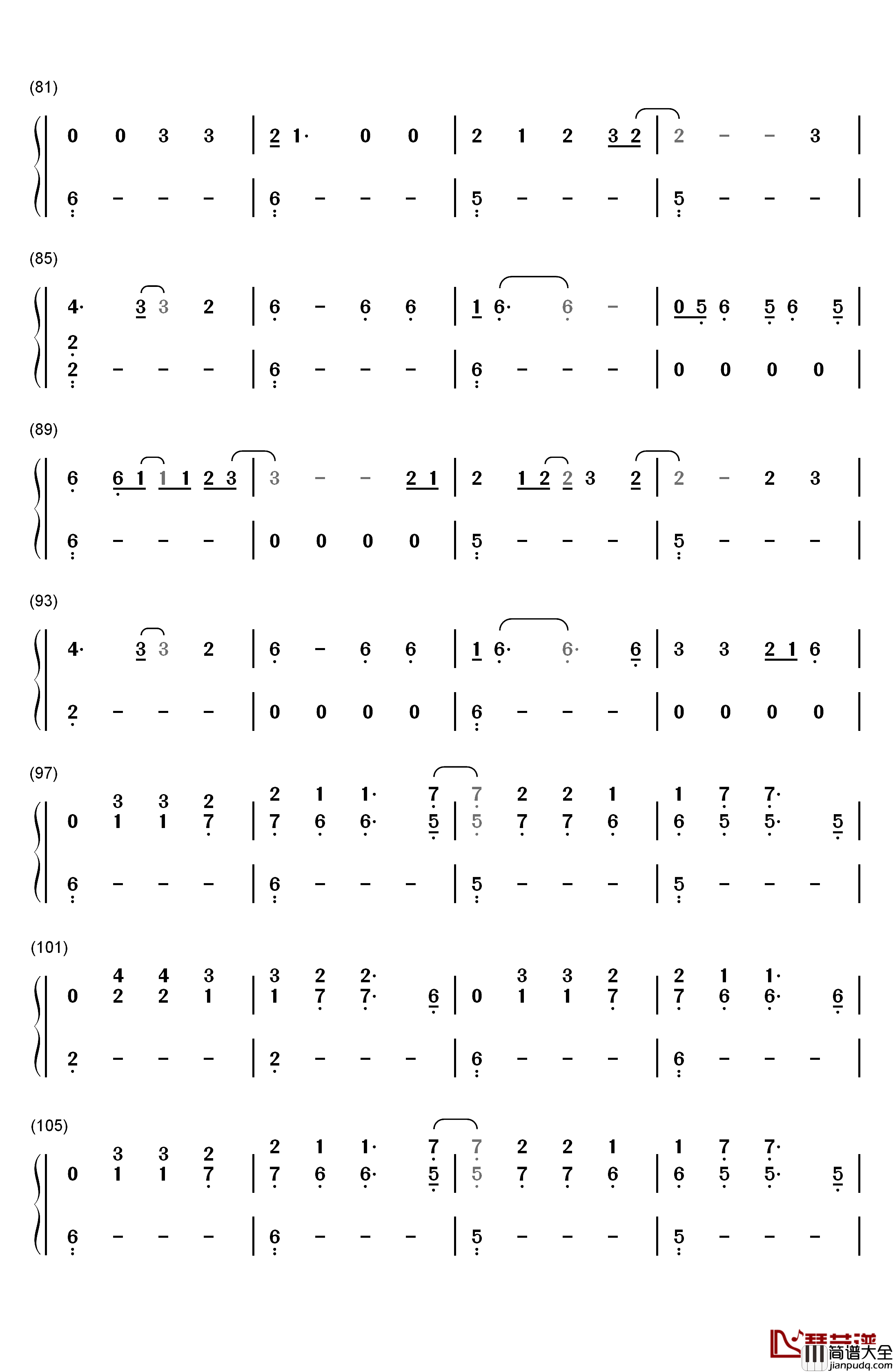 True_Colors钢琴简谱_数字双手_Zedd_&_Kesha