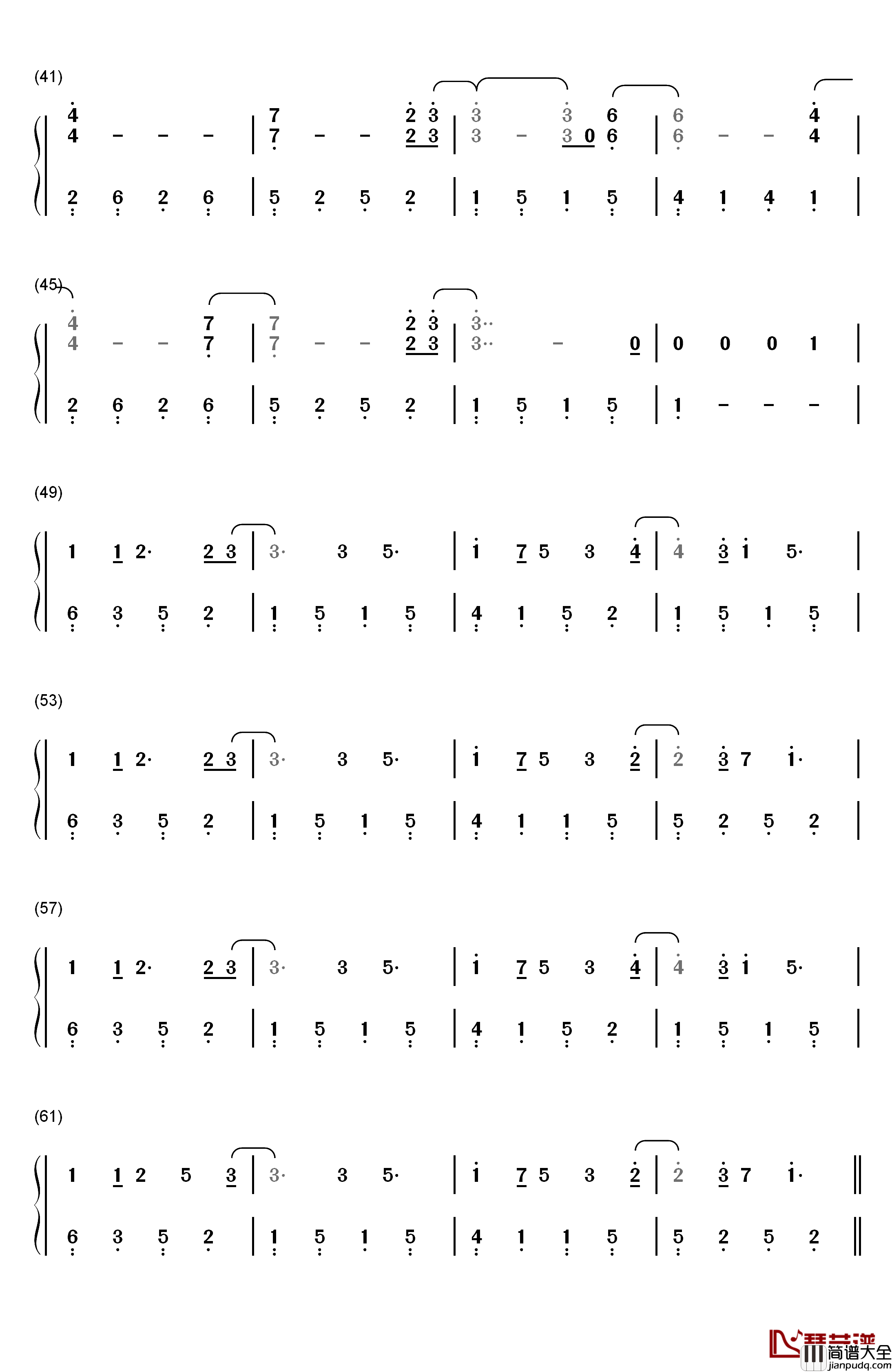Sing_Me_to_Sleep钢琴简谱_数字双手_Alan_Walker