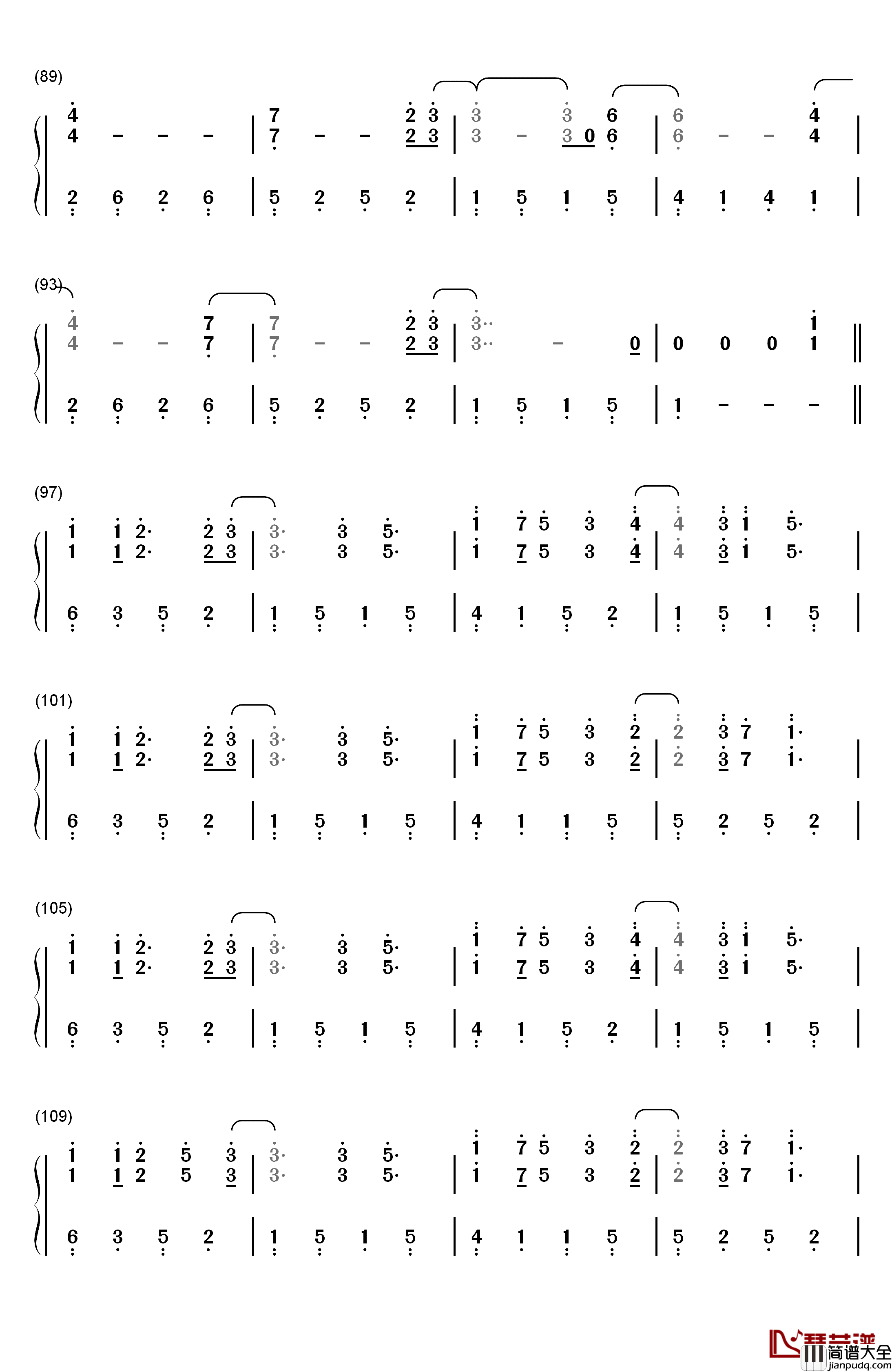 Sing_Me_to_Sleep钢琴简谱_数字双手_Alan_Walker