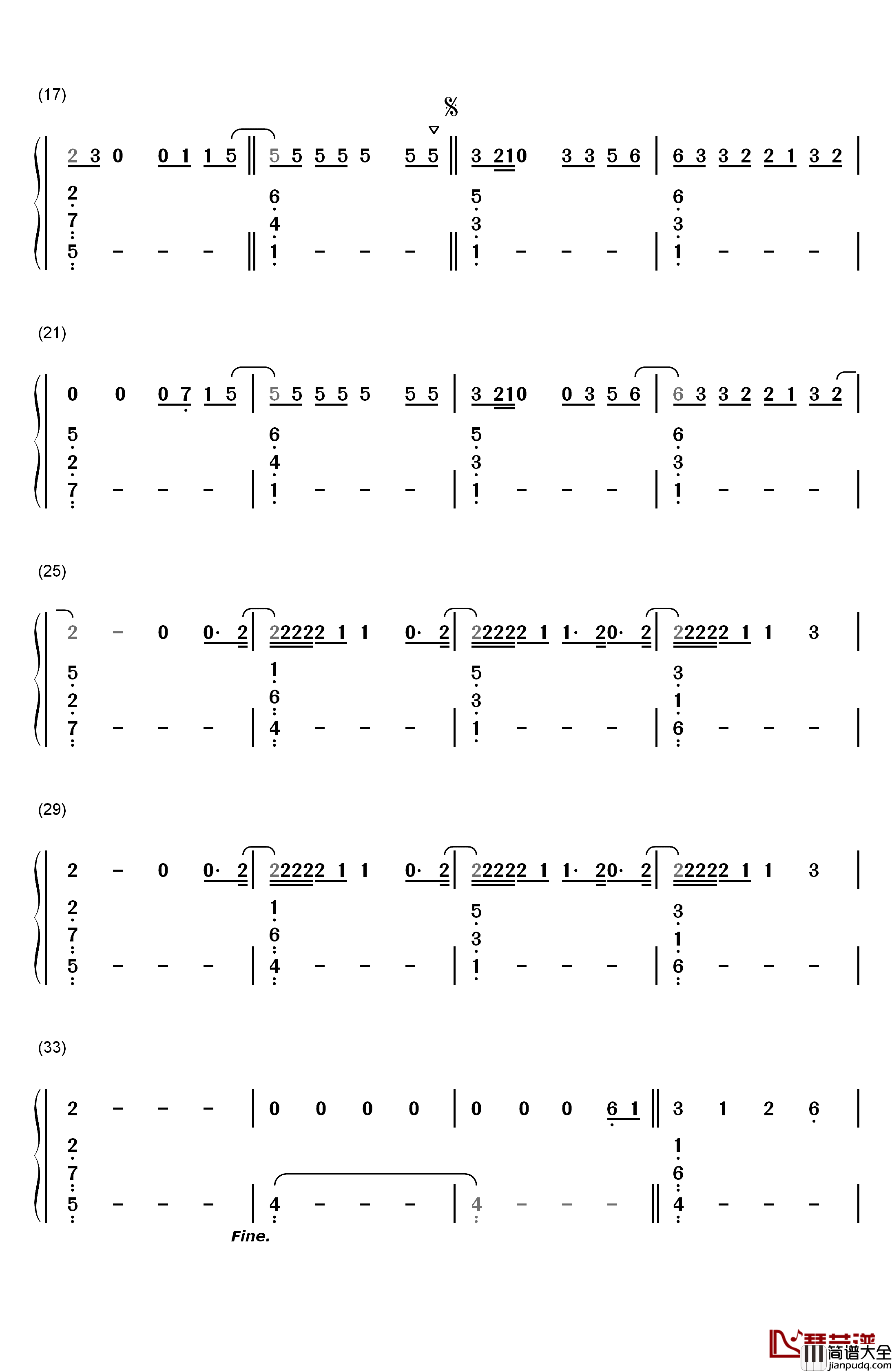 Something_in_the_Way_You_Move钢琴简谱_数字双手_Ellie_Goulding