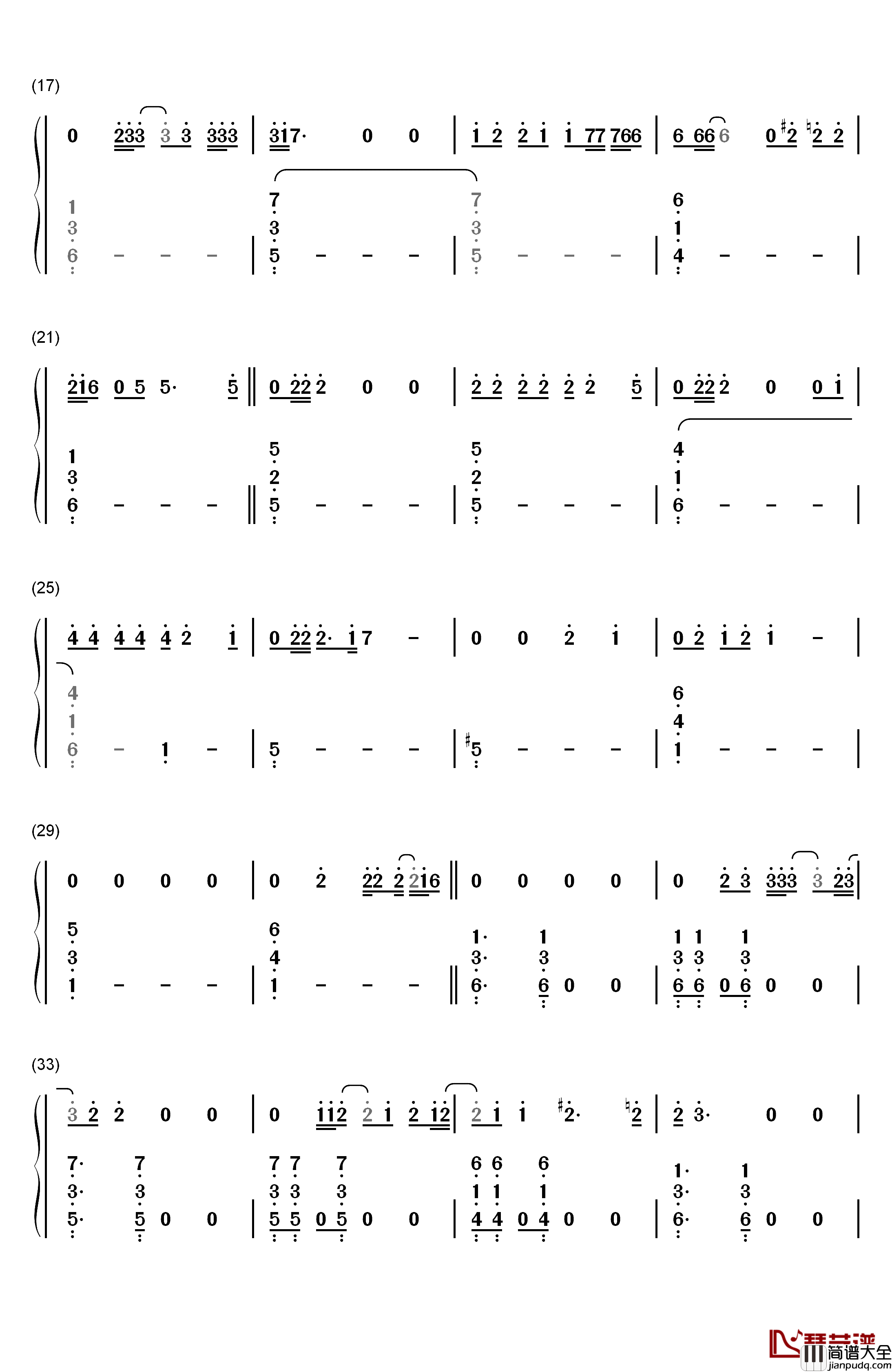 Better_Love钢琴简谱_数字双手_Hozier