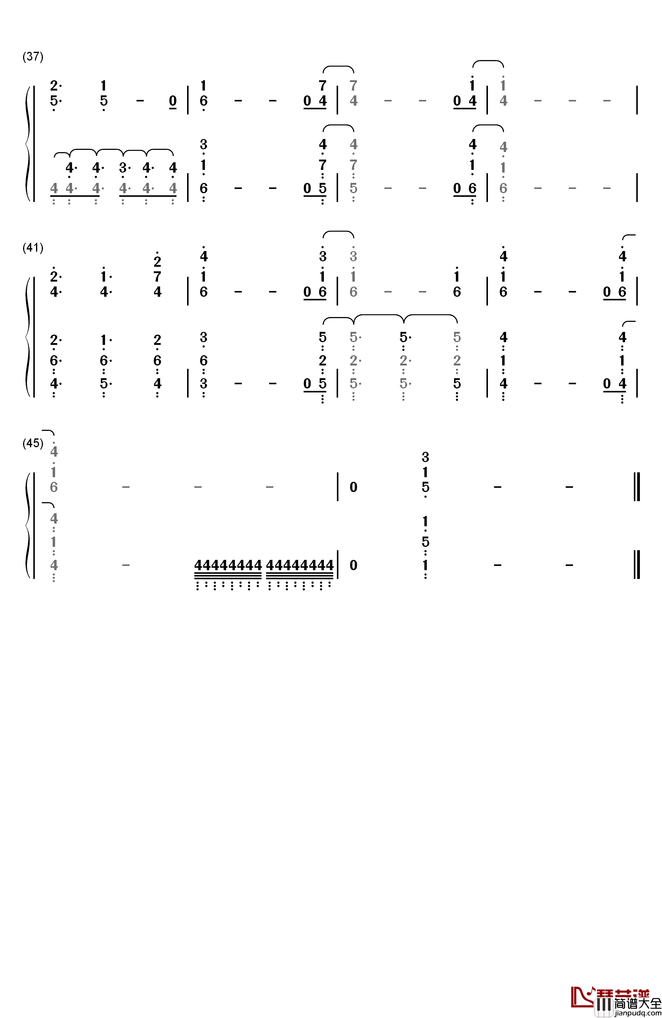 Lay_Your_Hands_on_Me钢琴简谱_数字双手_Boom_Boom_Satellites
