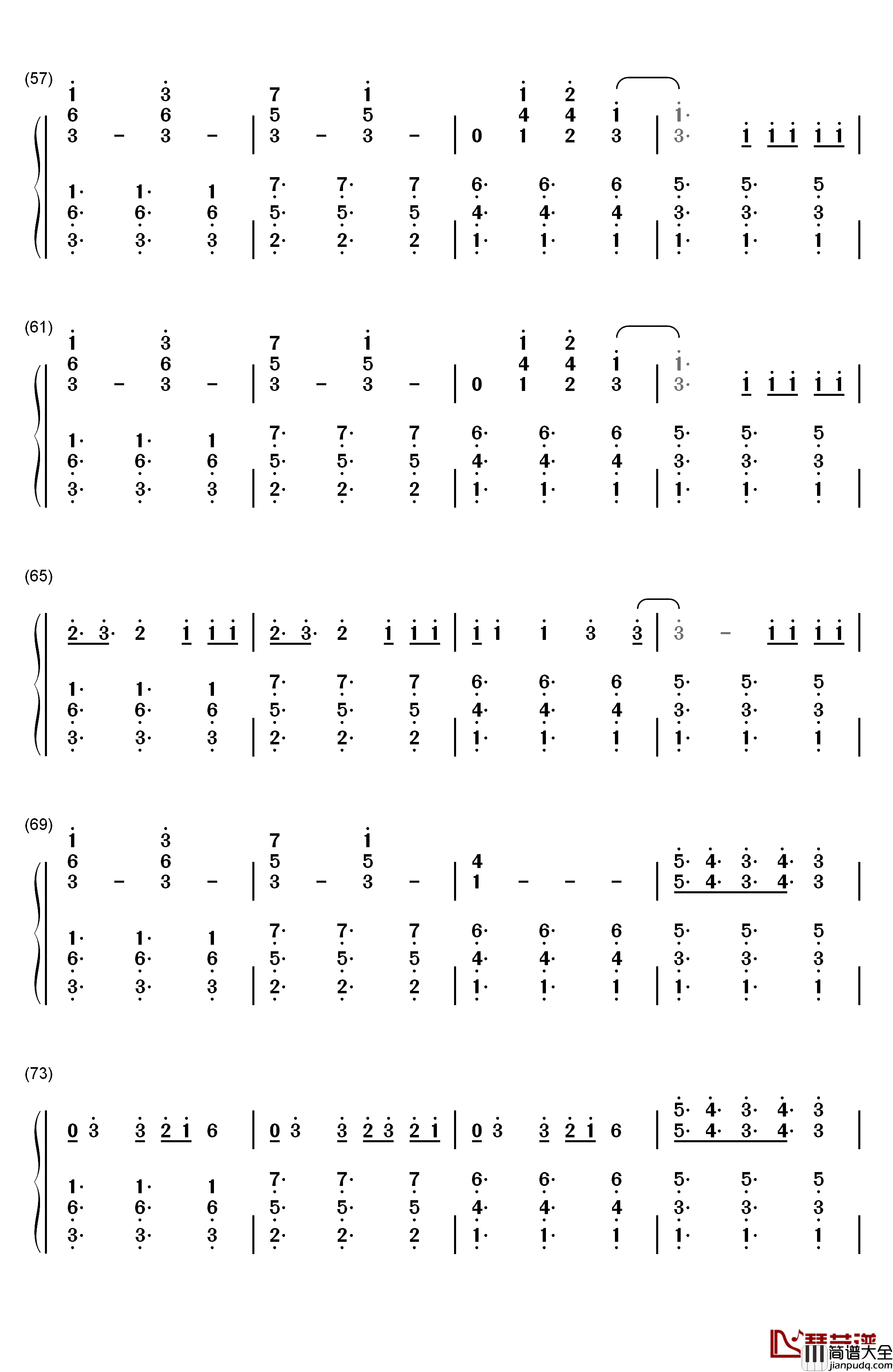 Treat_You_Better钢琴简谱_数字双手_Shawn_Mendes