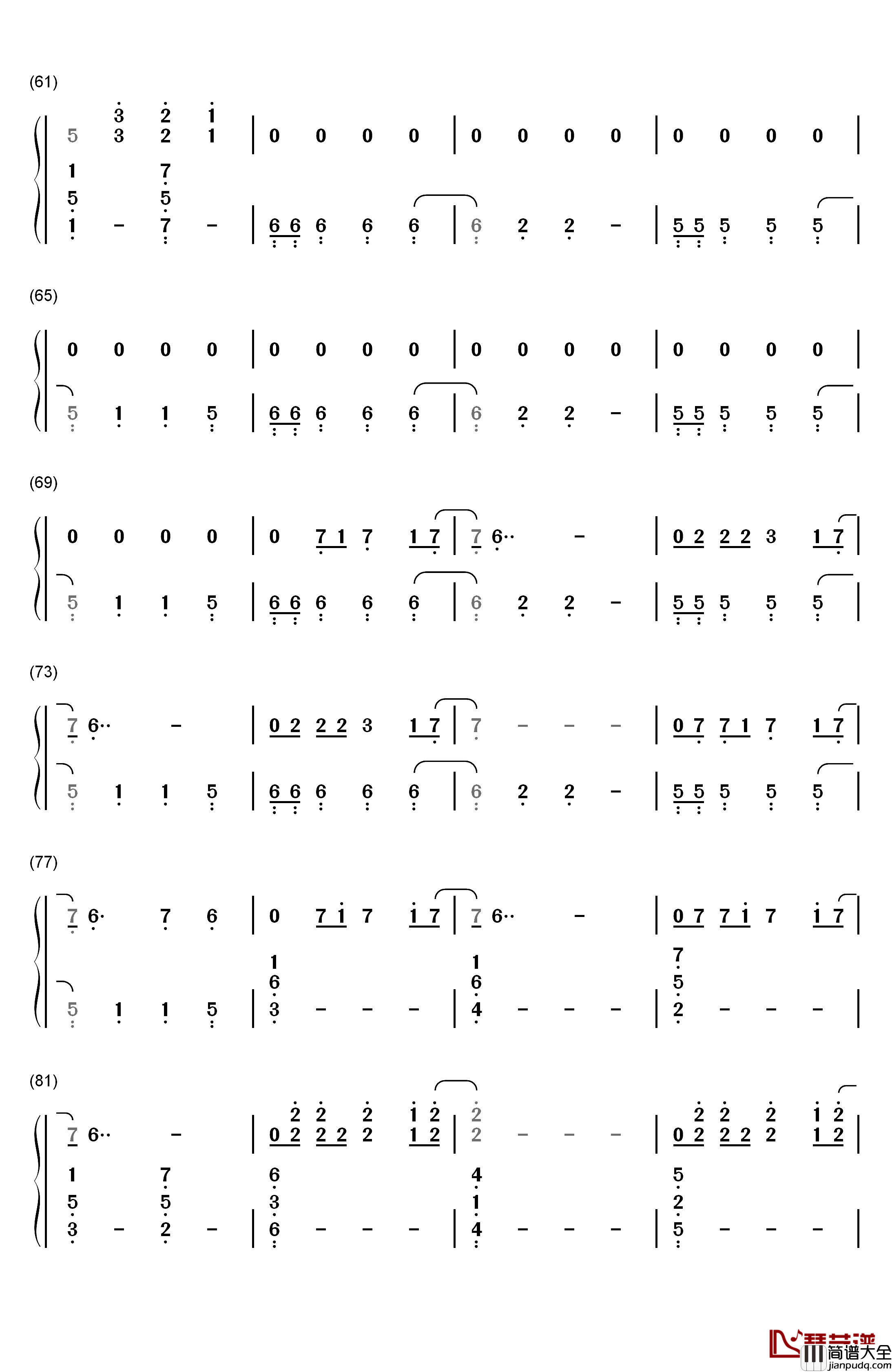 Polarize钢琴简谱_数字双手_Twenty_One_Pilots