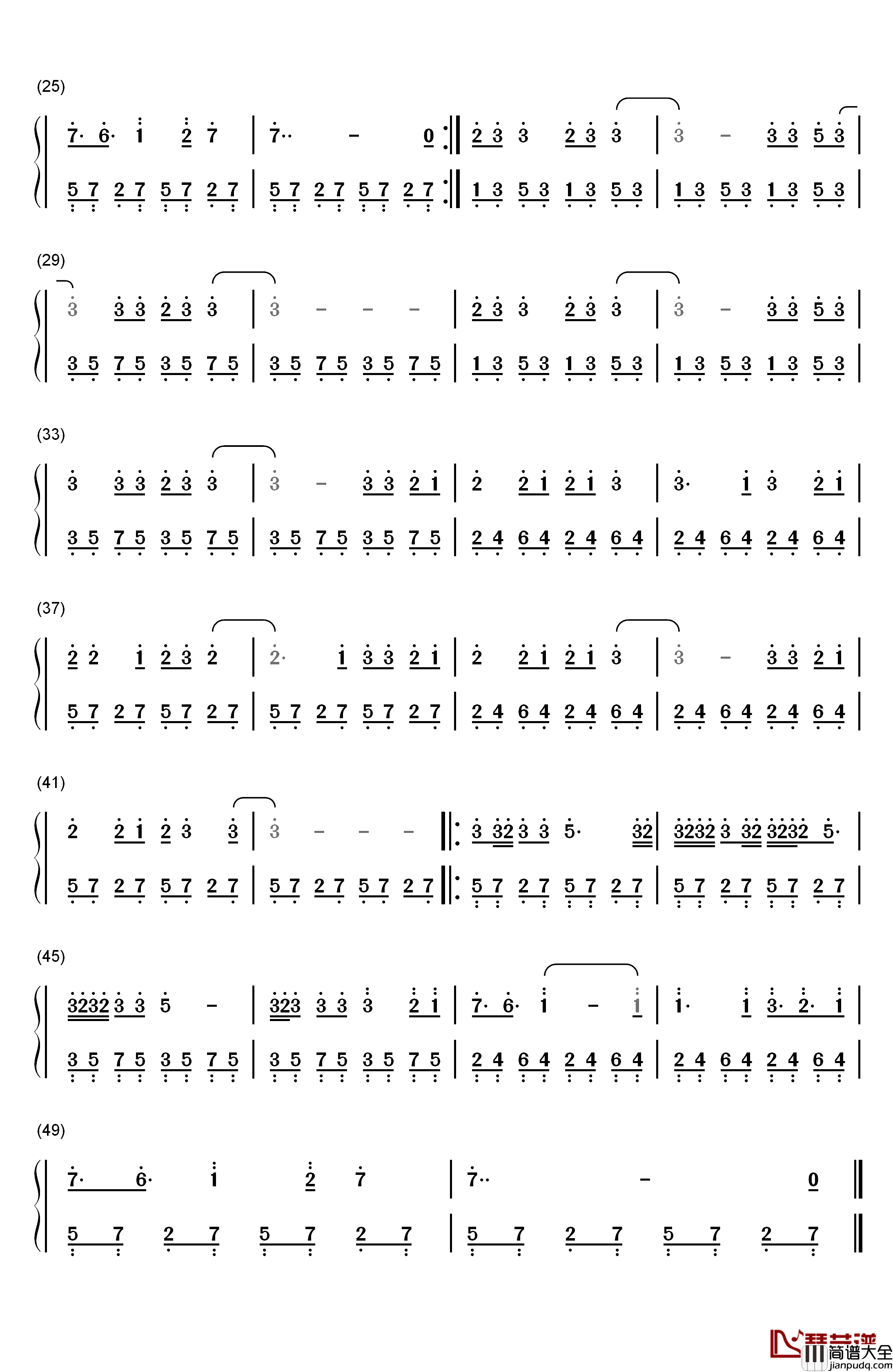 Training_Wheels_Piano+Voice钢琴简谱_数字双手_Melanie_Martinez