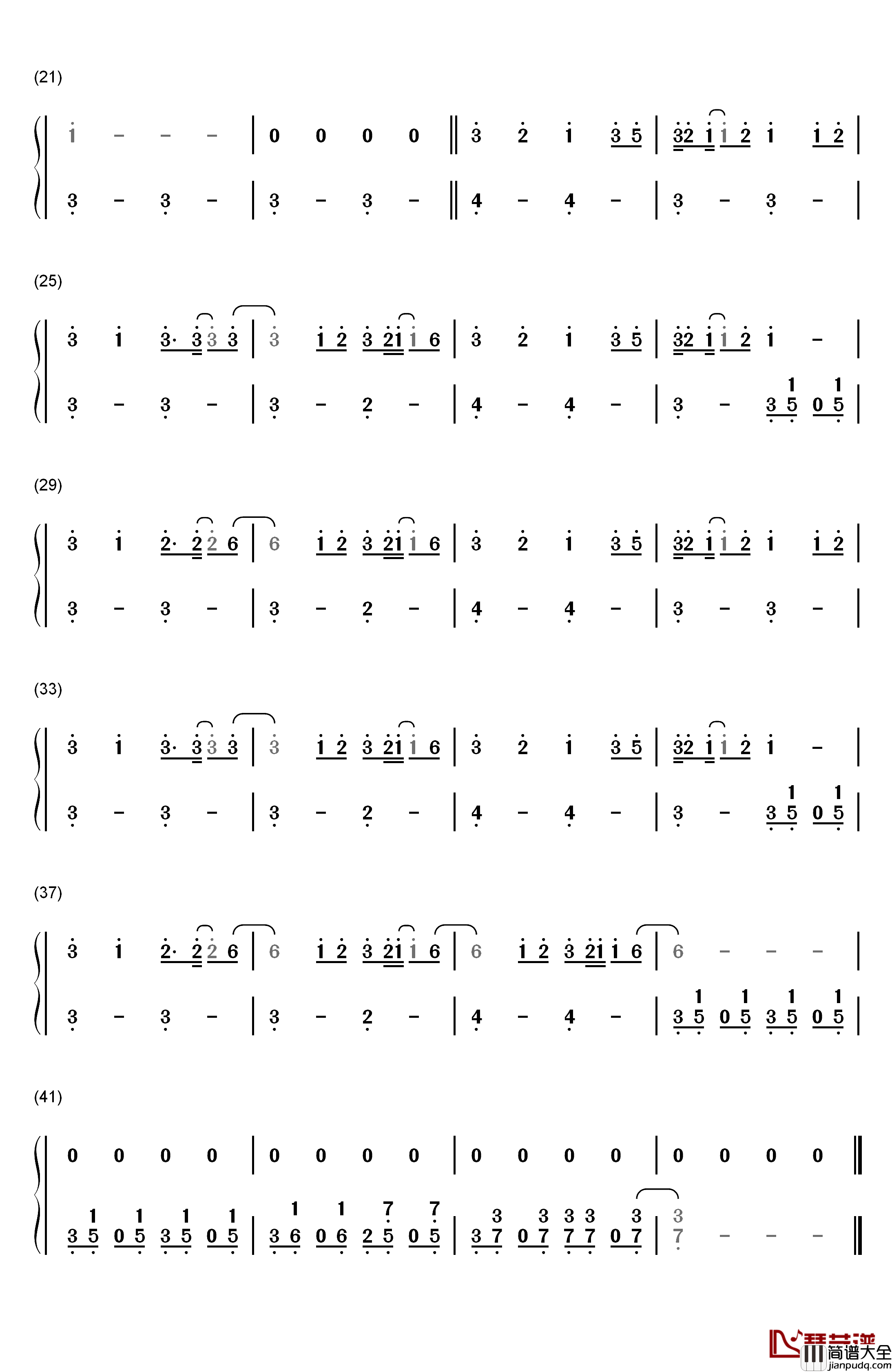 Stolen_Dance钢琴简谱_数字双手_Milky_Chance