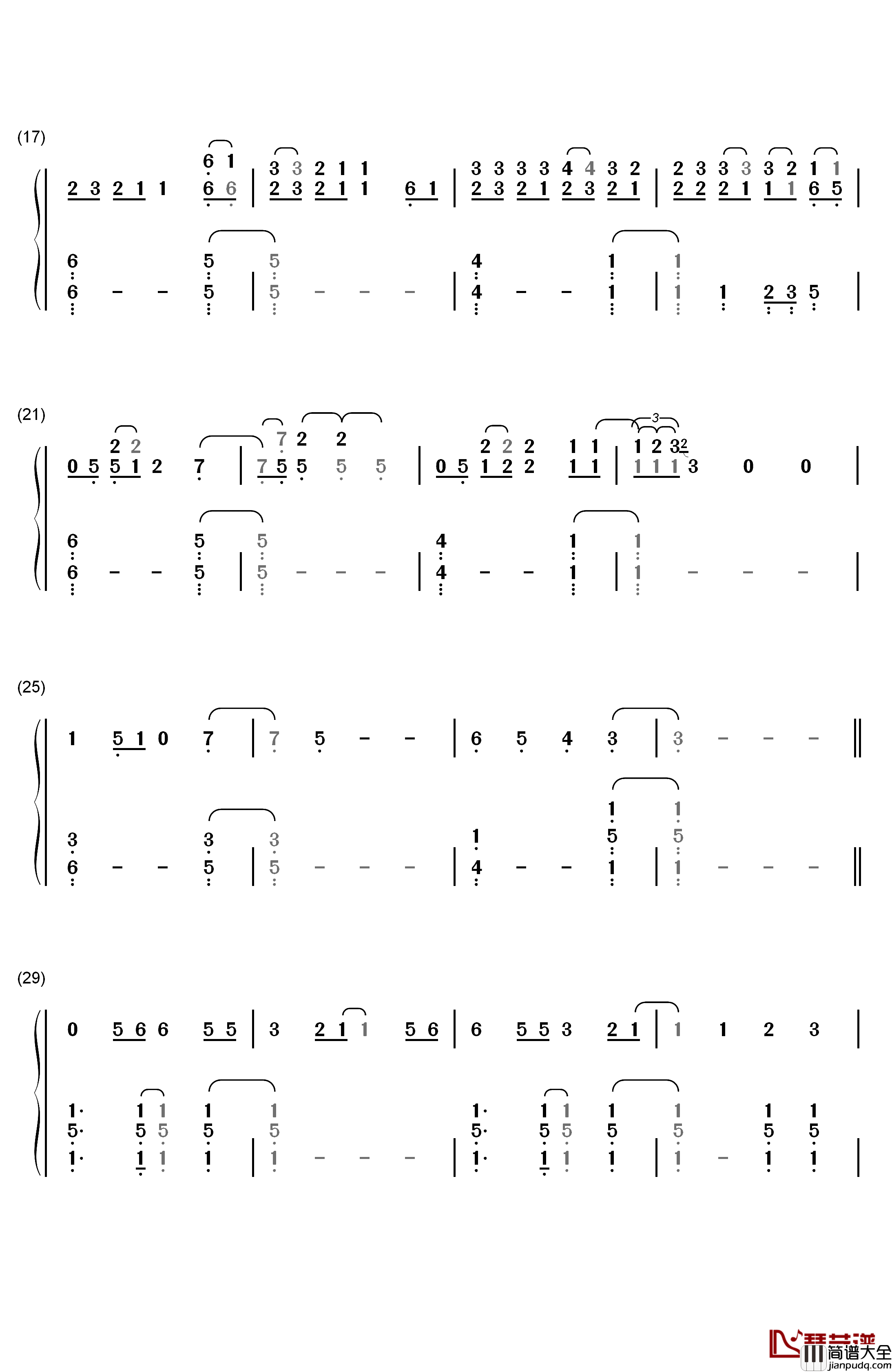 Kid_In_Love钢琴简谱_数字双手_Shawn_Mendes