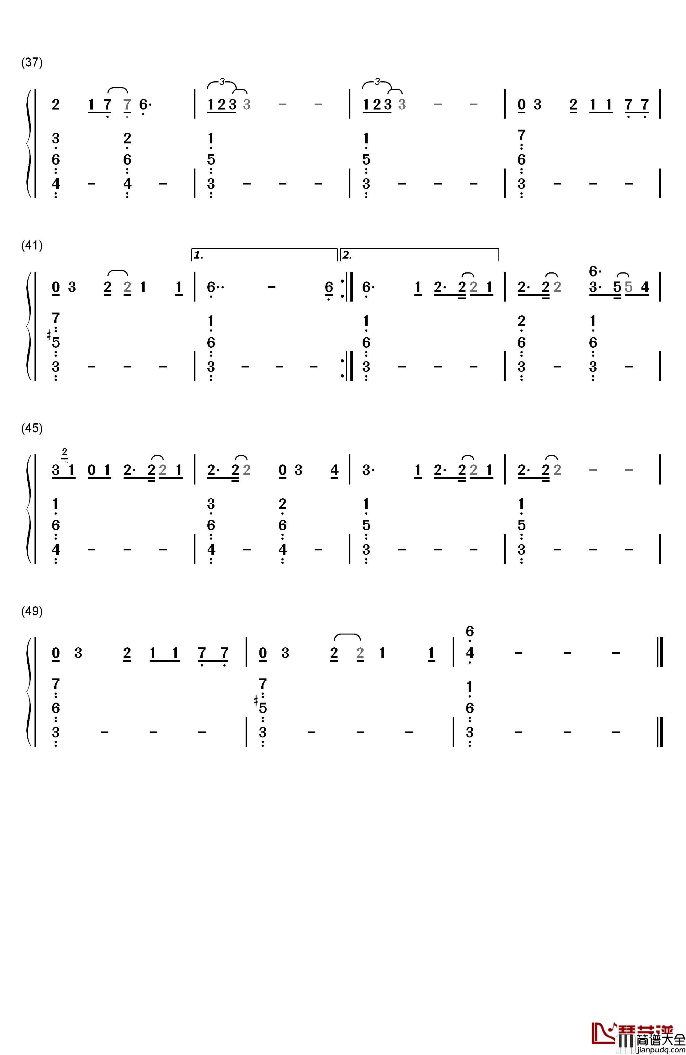 Rise钢琴简谱_数字双手_Katy_Perry