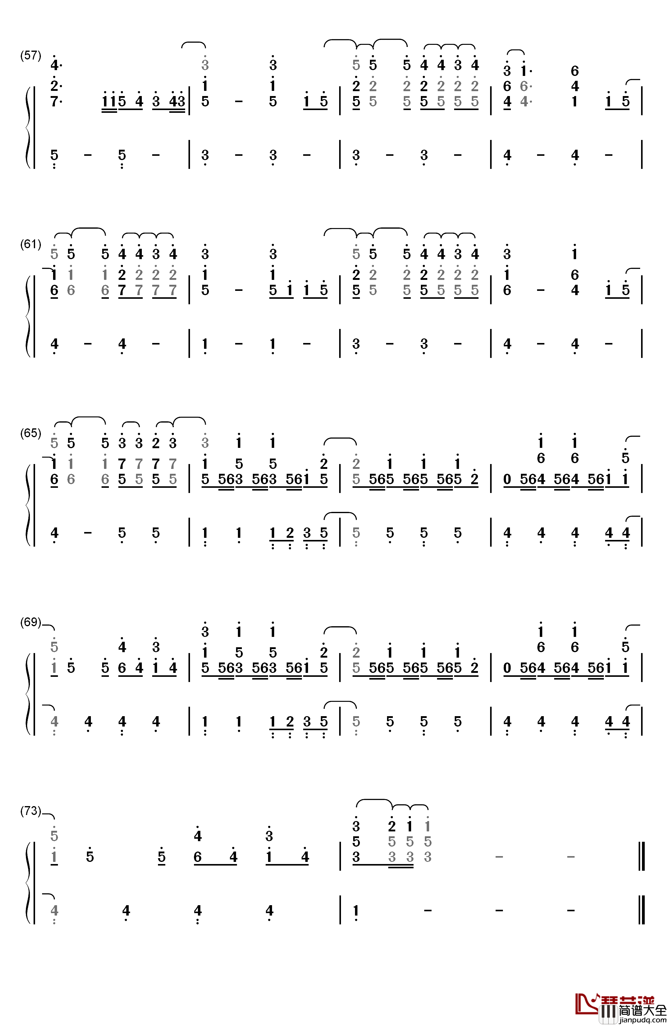 Believe钢琴简谱_数字双手_Shawn_Mendes