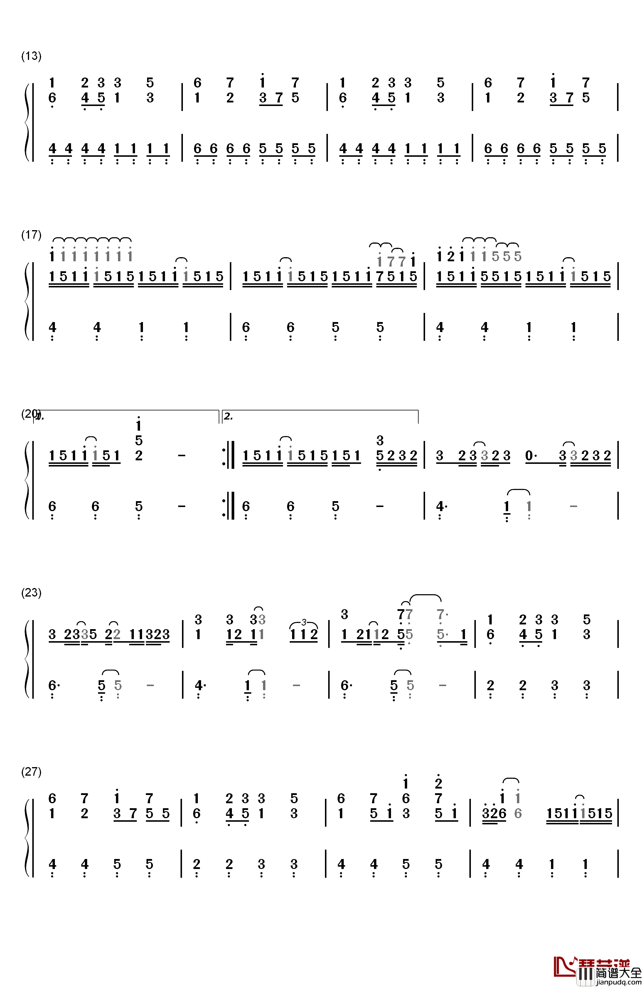 Crazy钢琴简谱_数字双手_Shawn_Mendes