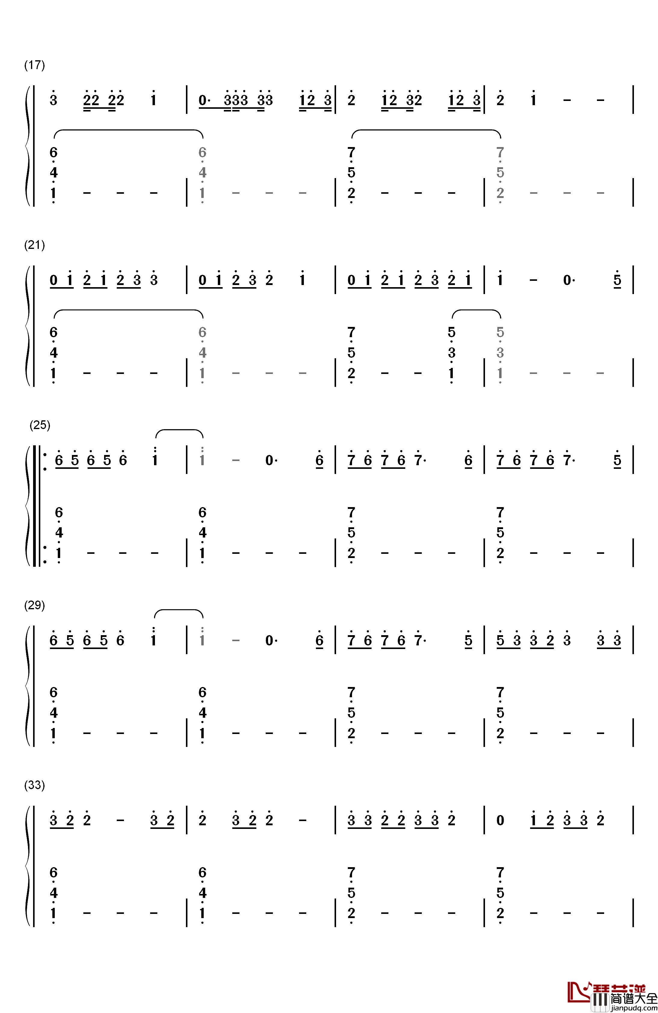 Pillowtalk钢琴简谱_数字双手_Zayn