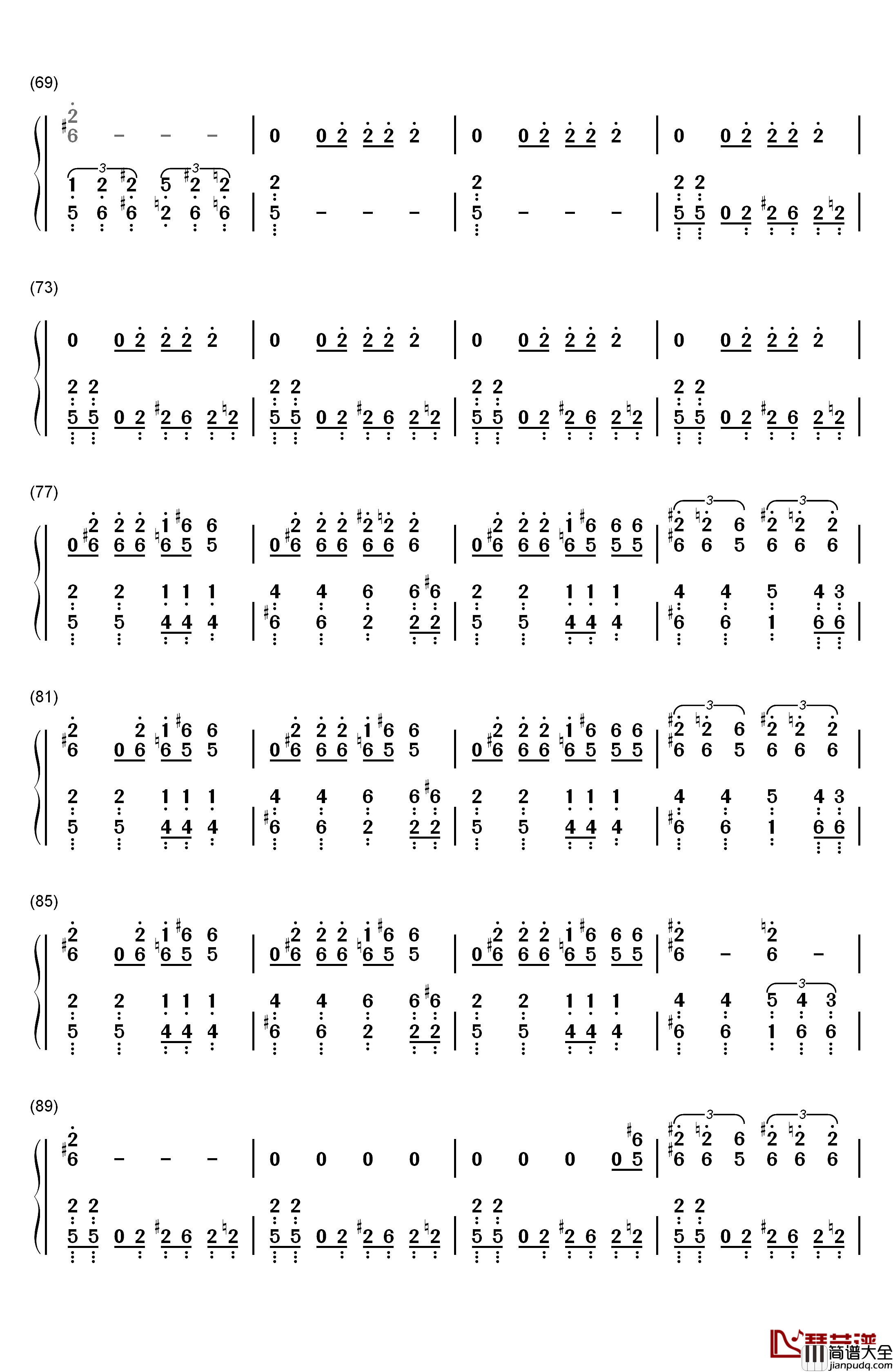 Animal_I_Have_Become钢琴简谱_数字双手_Three_Days_Grace