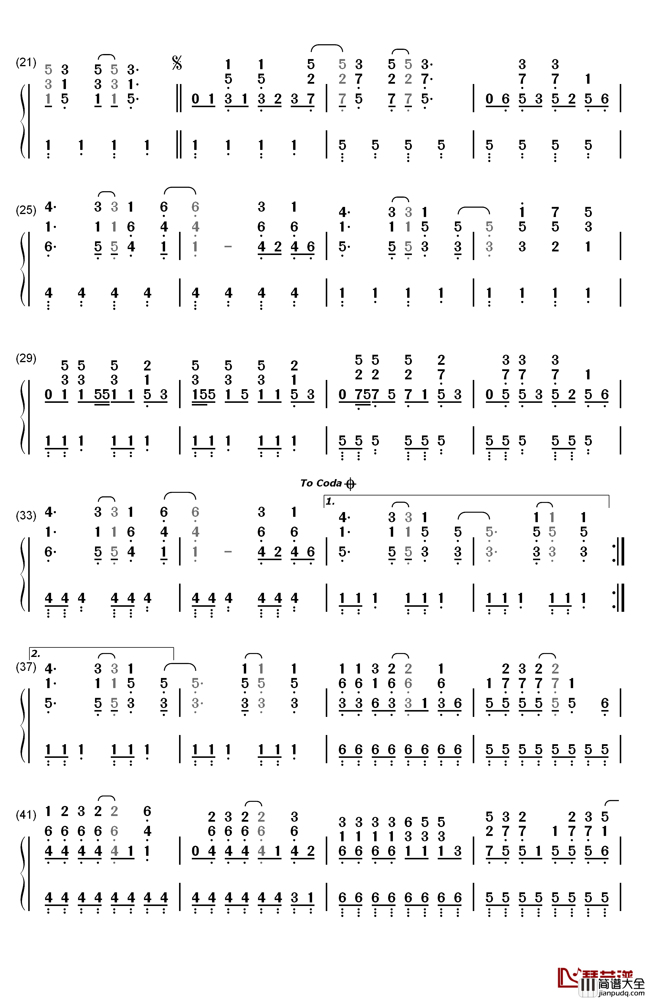 Mr._Know_It_All钢琴简谱_数字双手_Kelly_Clarkson