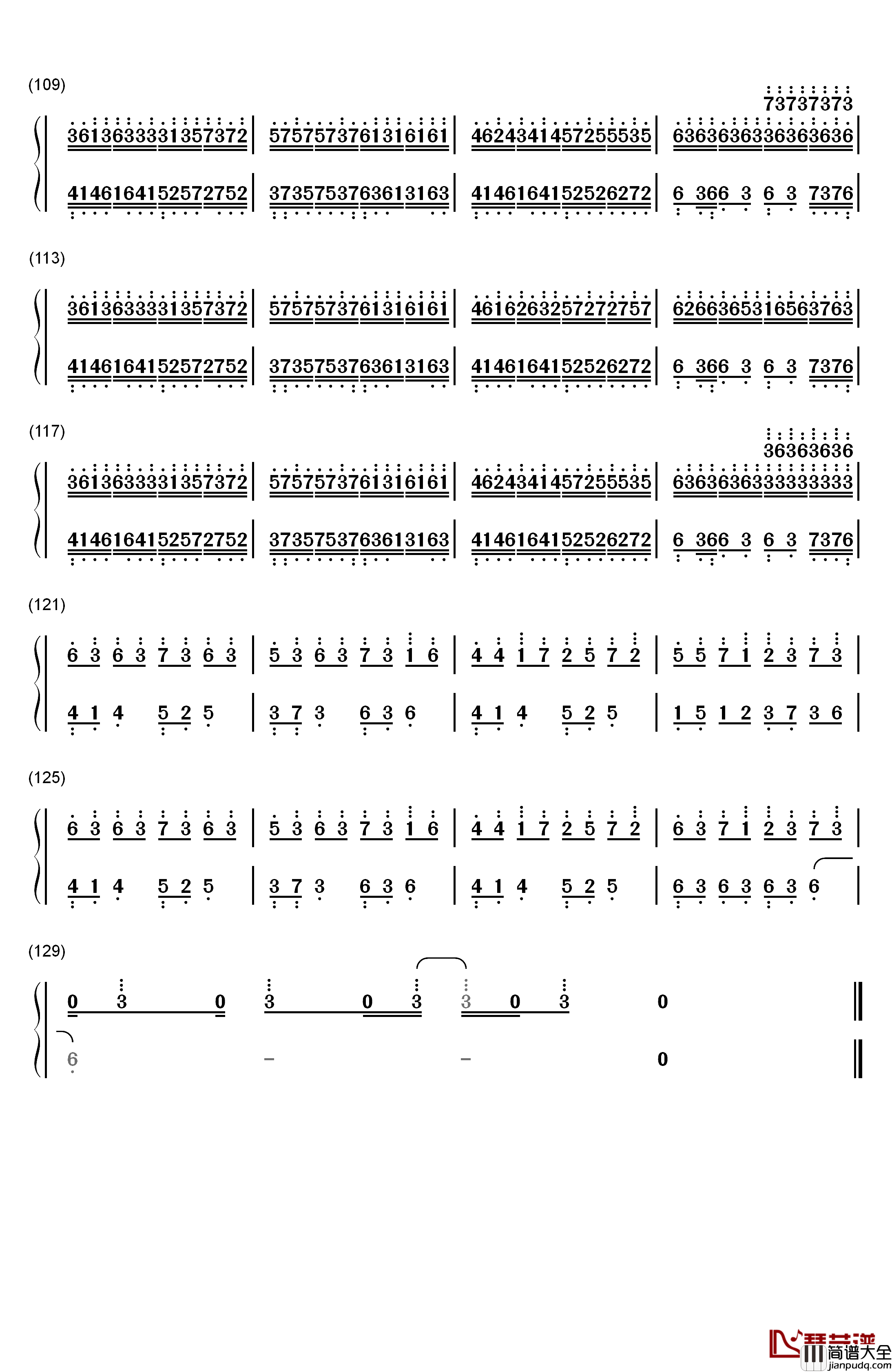 空想幻灭钢琴简谱_数字双手_Music゛◆_Kゝ