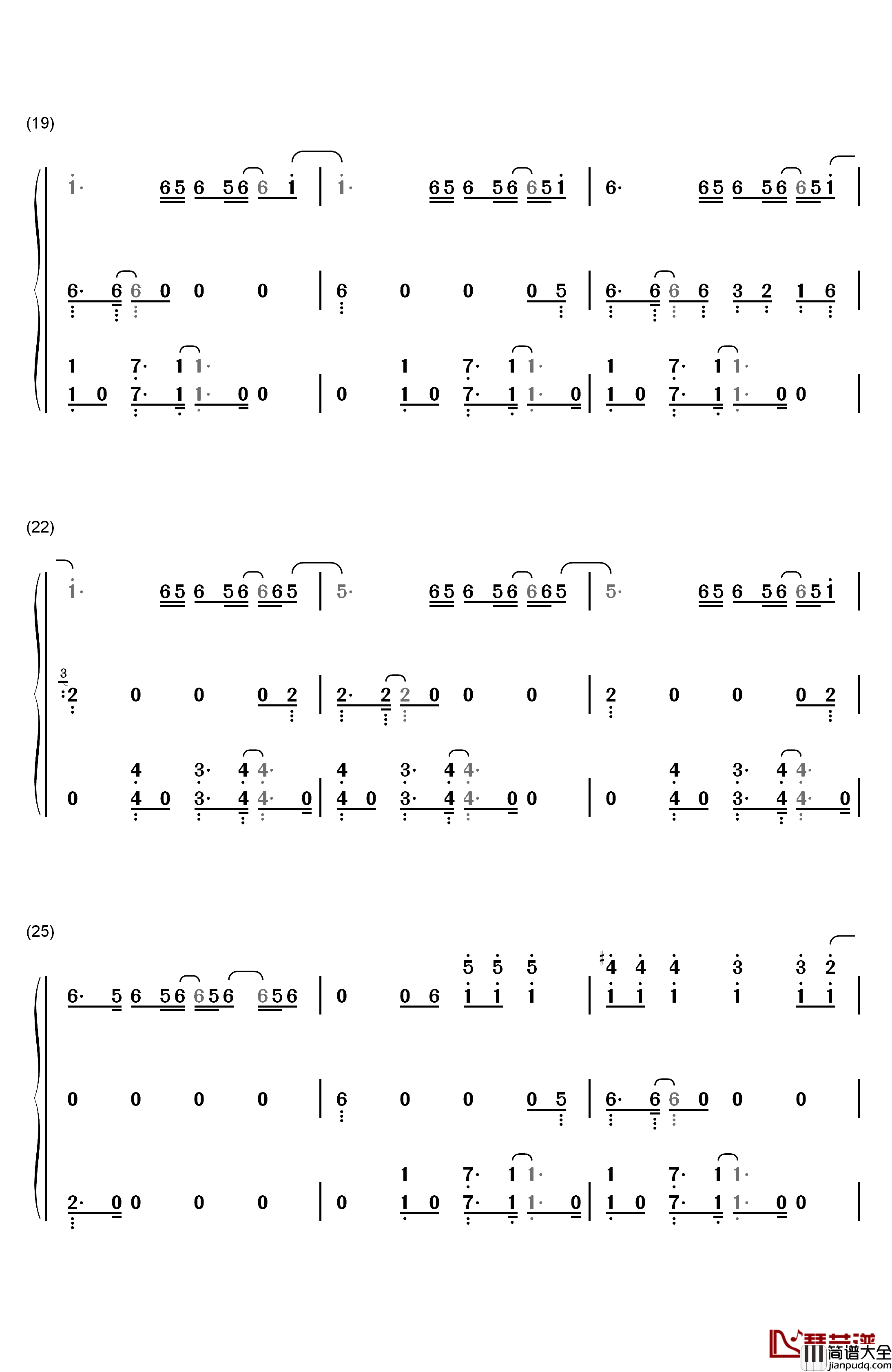 Girls_Talk_Boys钢琴简谱_数字双手_5_Seconds_Of_Summer