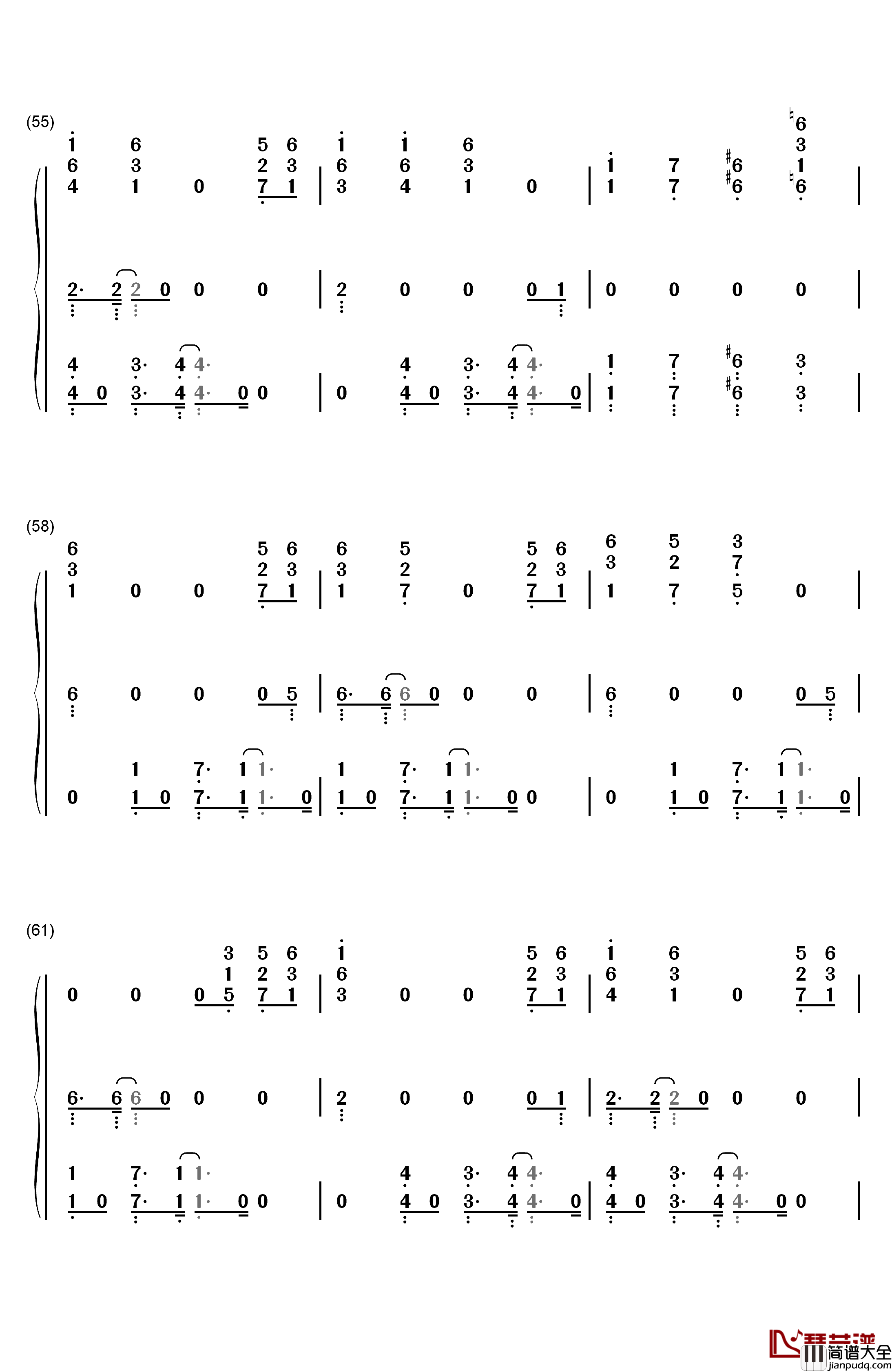 Girls_Talk_Boys钢琴简谱_数字双手_5_Seconds_Of_Summer