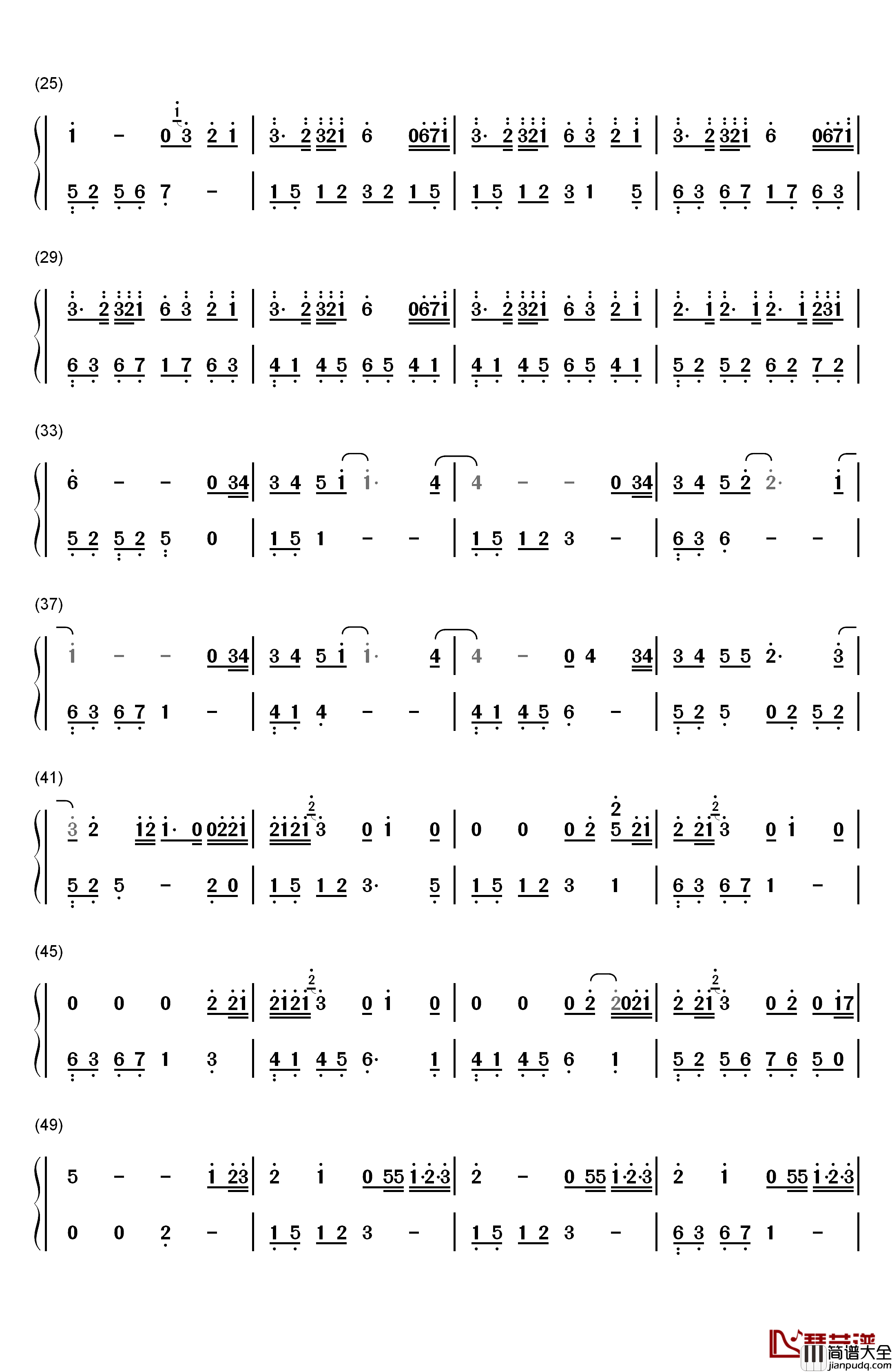 I'll_Show_You钢琴简谱_数字双手_贾斯汀•比伯